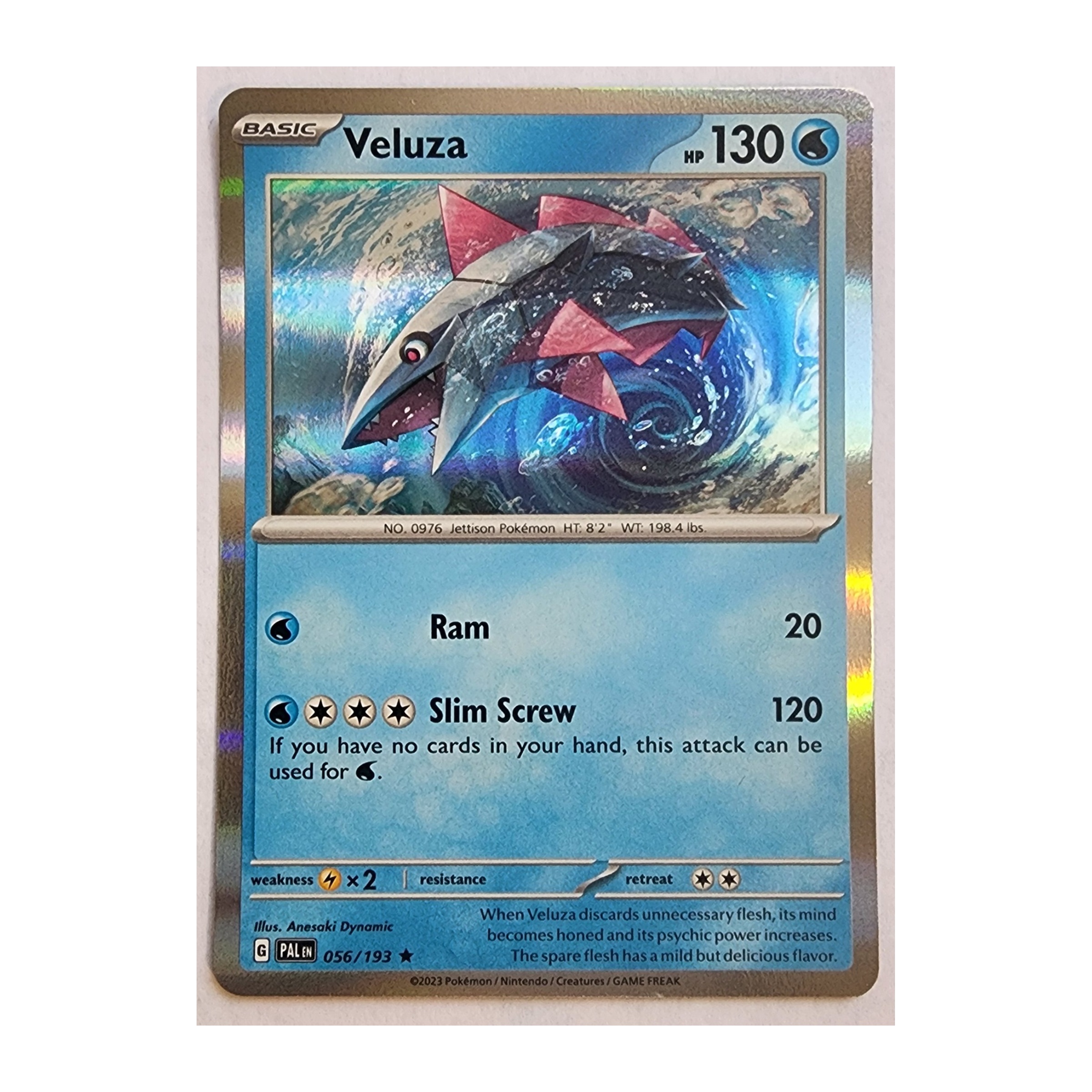 Veluza Rare SV02: Paldea Evolved 056/193 NM Holo