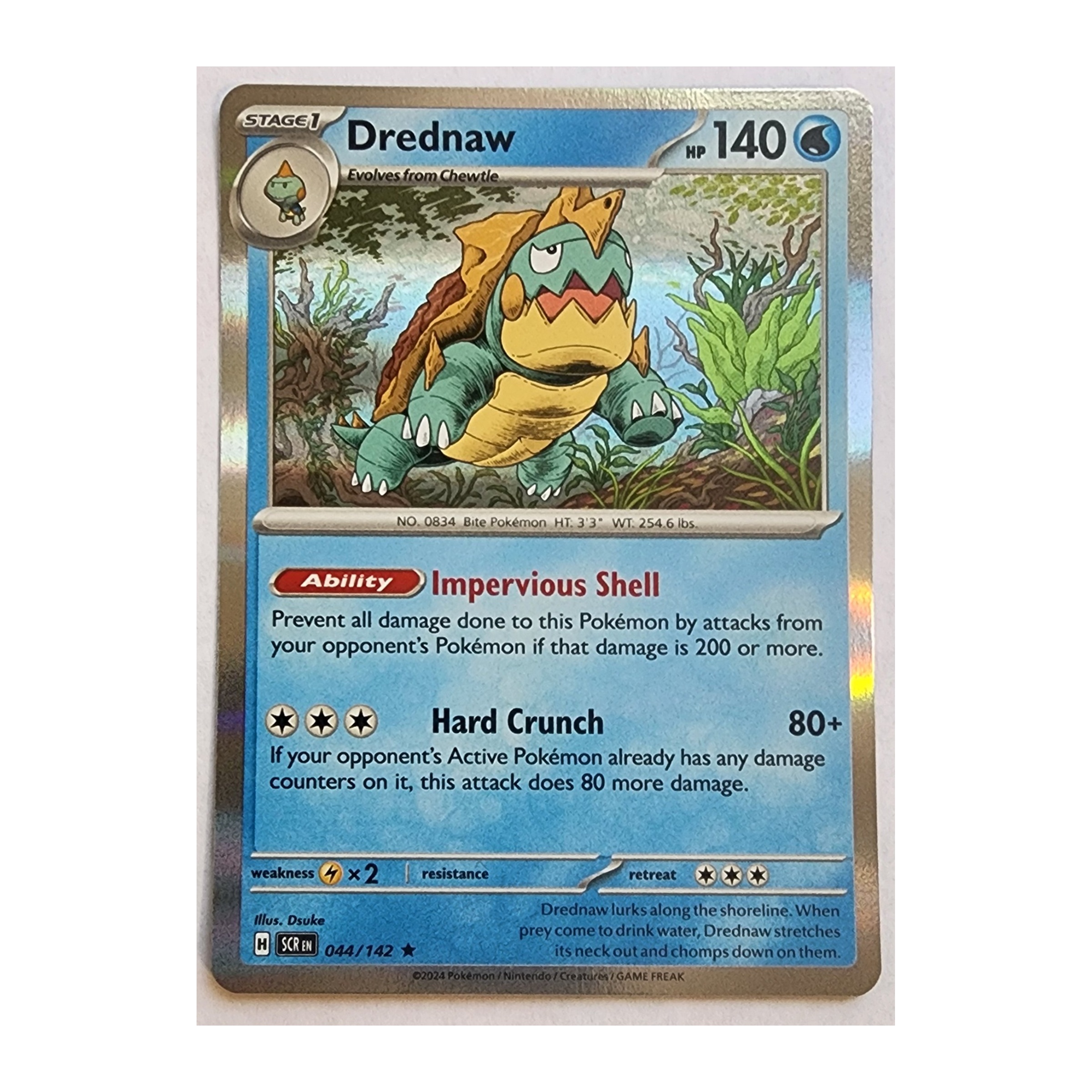 Drednaw Rare SV07: Stellar Crown 044/142 NM Holo