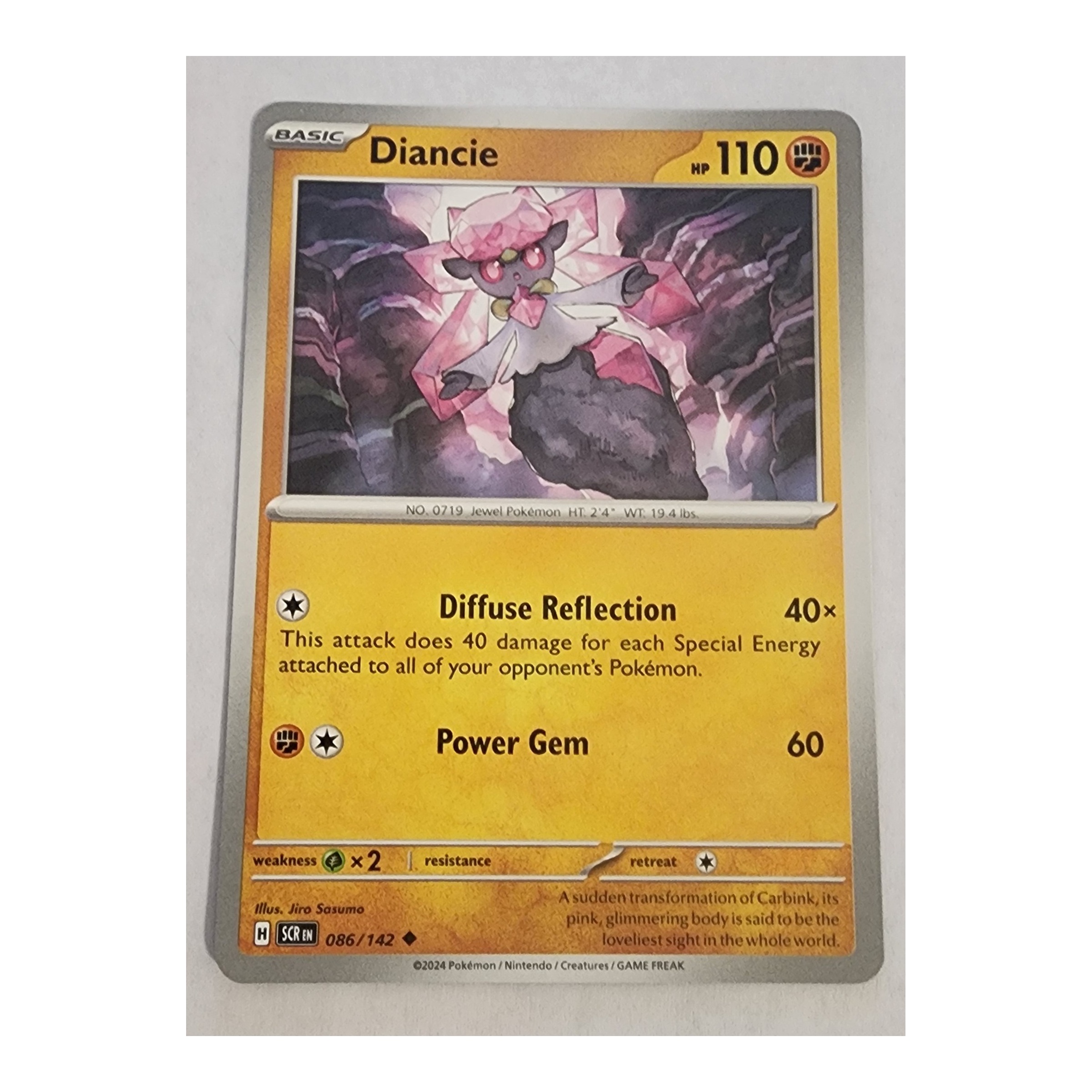 Diancie Uncommon SV07: Stellar Crown 086/142 NM