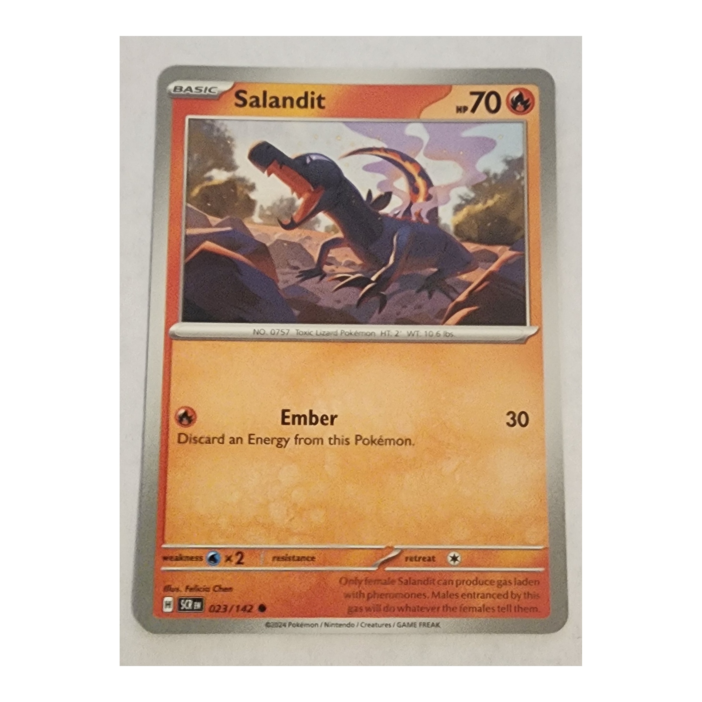 Salandit Common SV07: Stellar Crown 023/142 NM