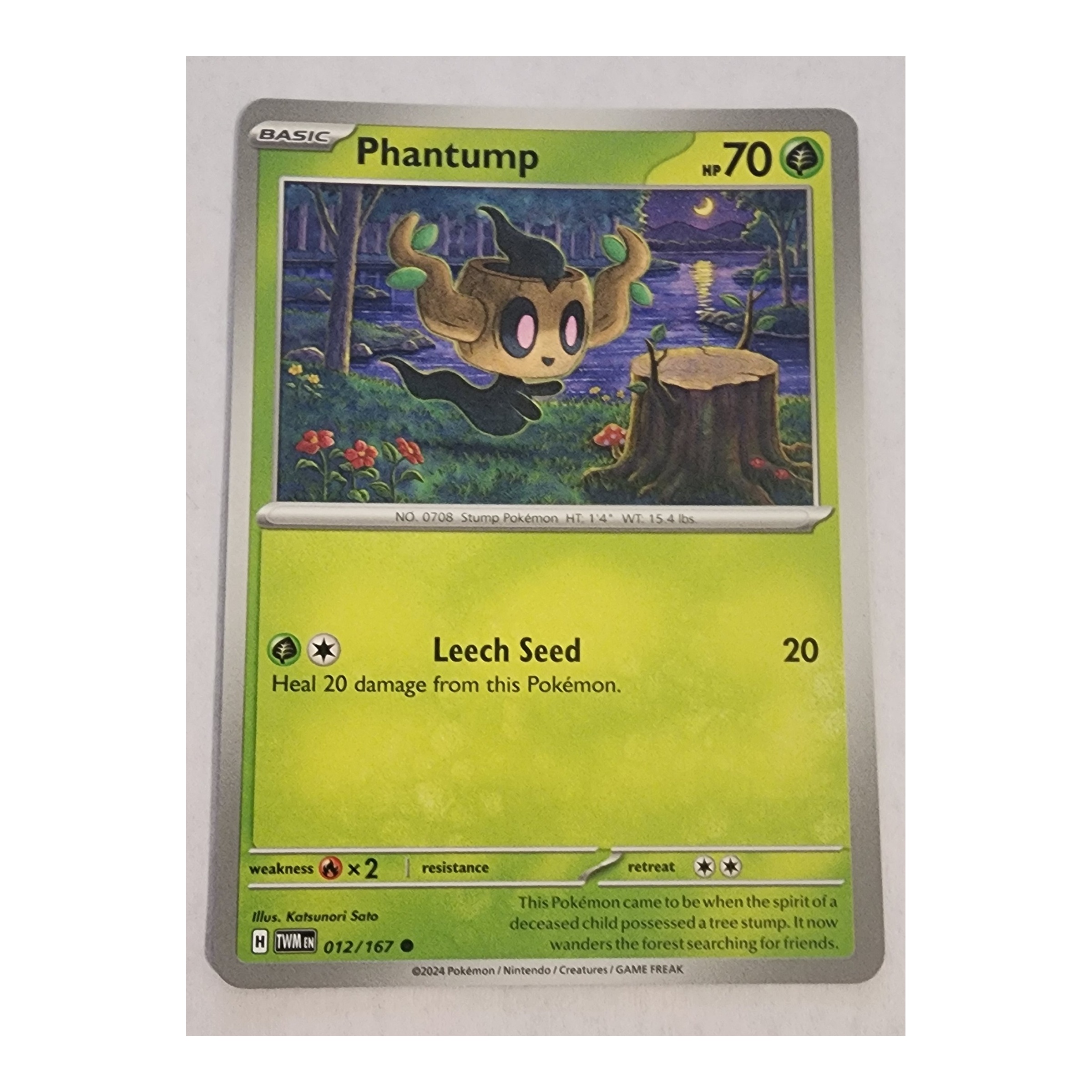 Phantump Common SV06: Twilight Masquerade 012/167 NM