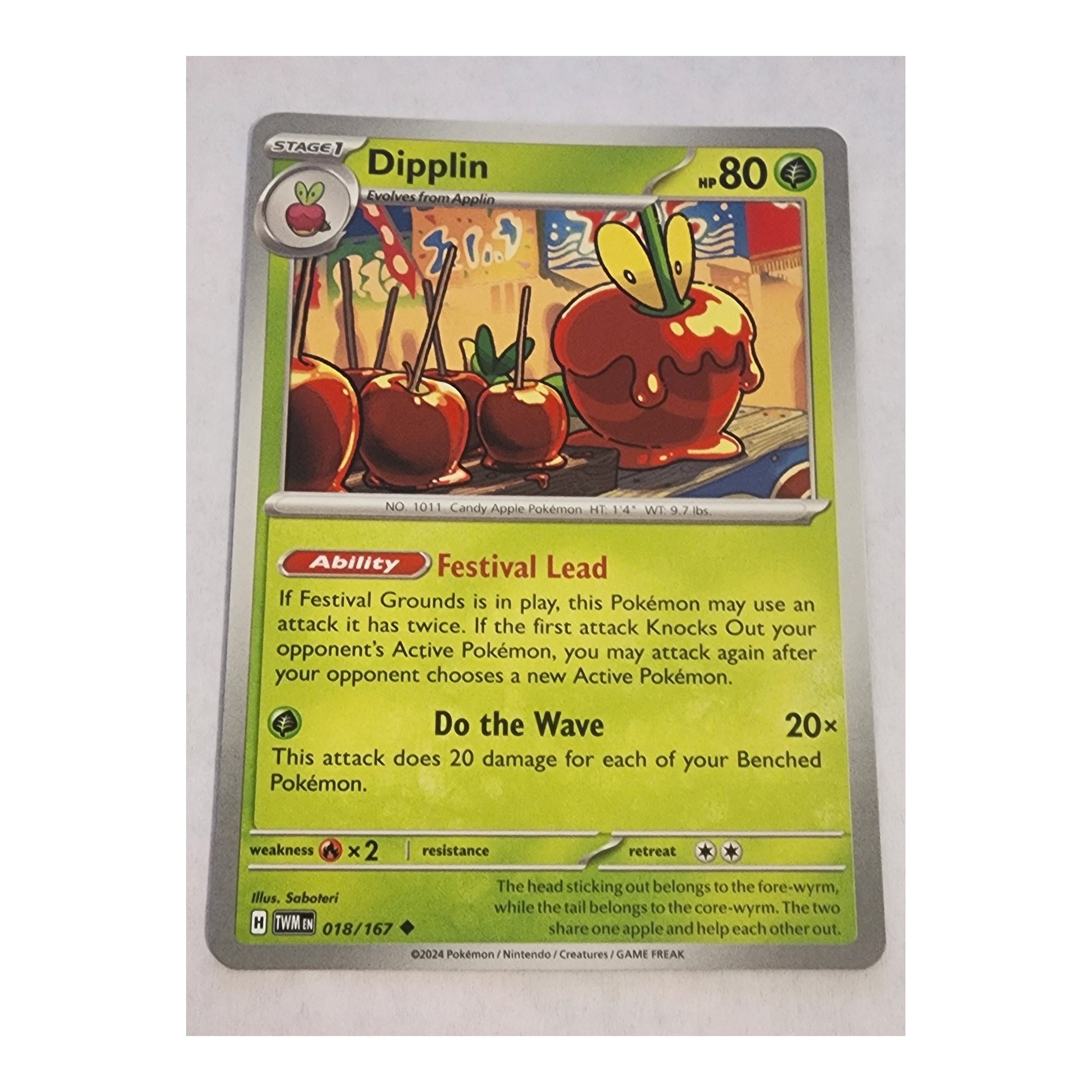Dipplin Uncommon SV06: Twilight Masquerade 018/167 NM
