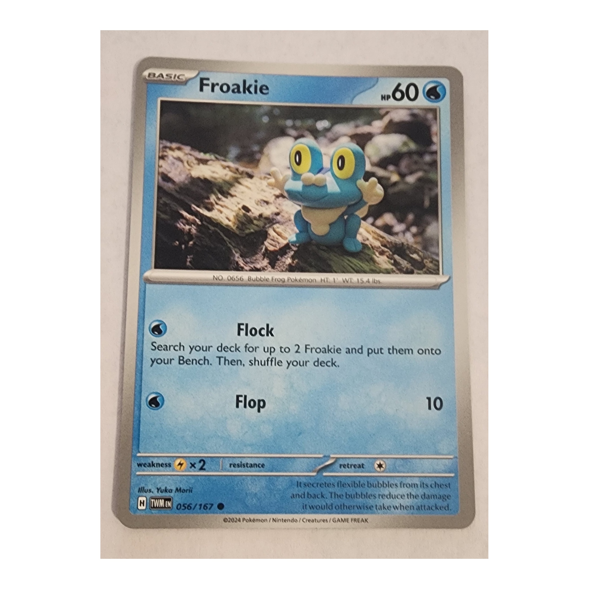 Froakie Common SV06: Twilight Masquerade 056/167 NM