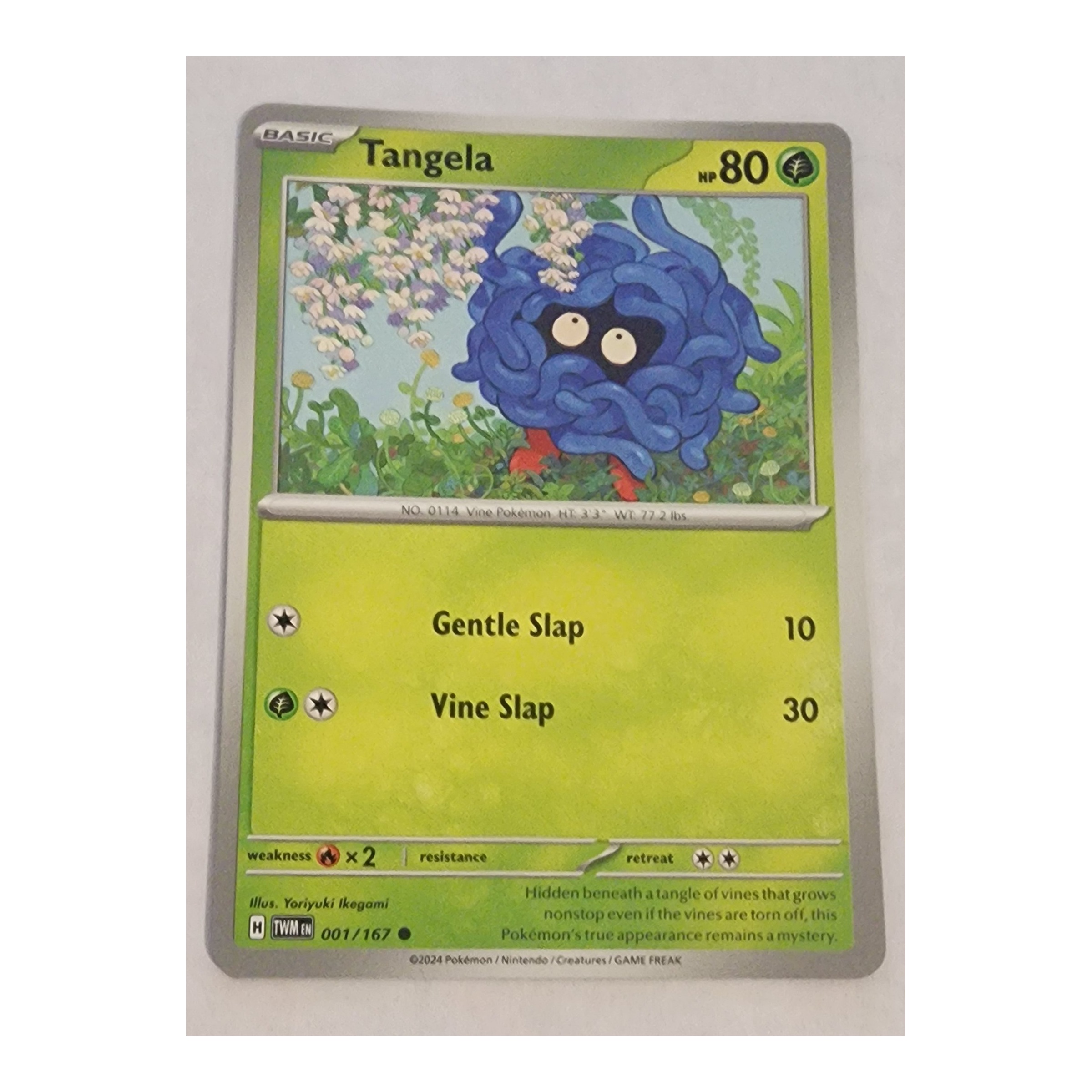 Tangela Common SV06: Twilight Masquerade 001/167 NM