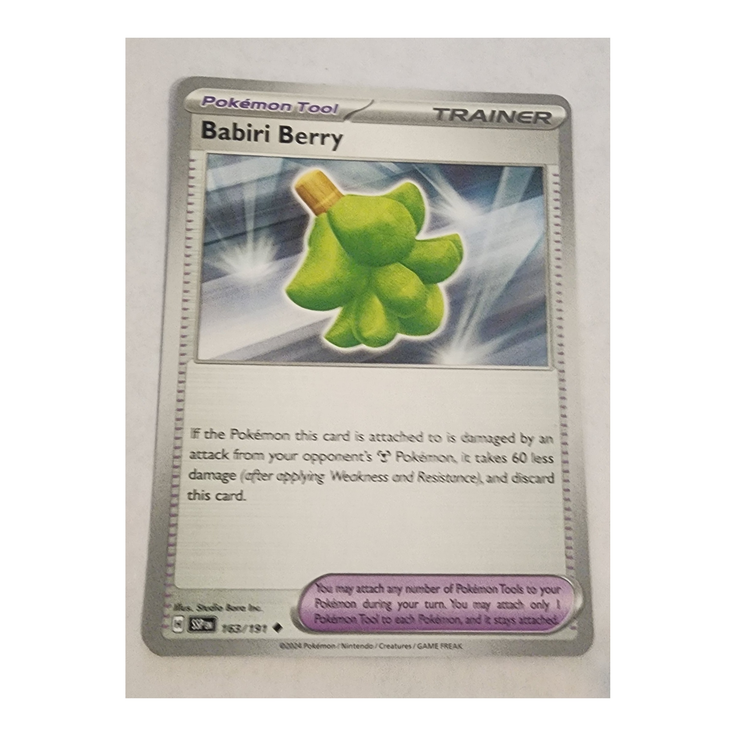 Babiri Berry Uncommon SV08: Surging Sparks 163/191 NM