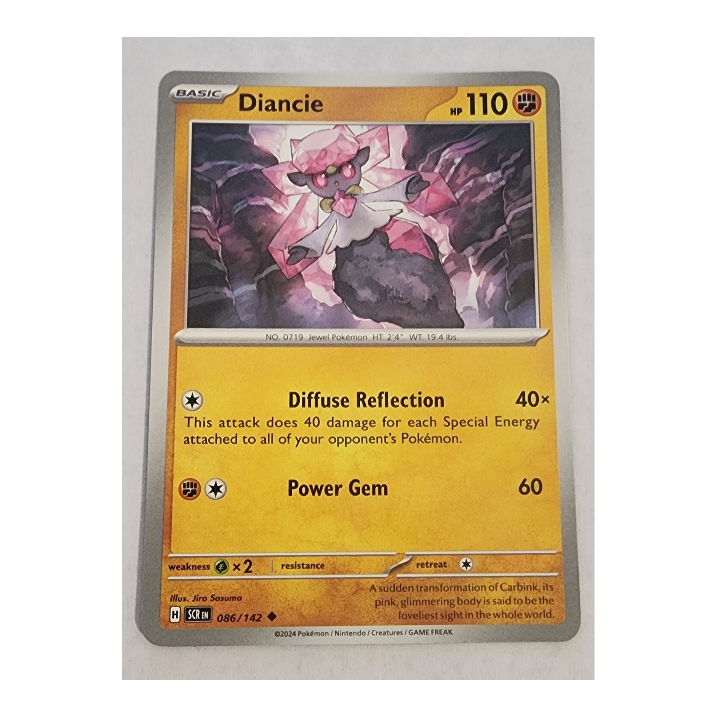 Diancie Uncommon SV07: Stellar Crown 086/142 NM