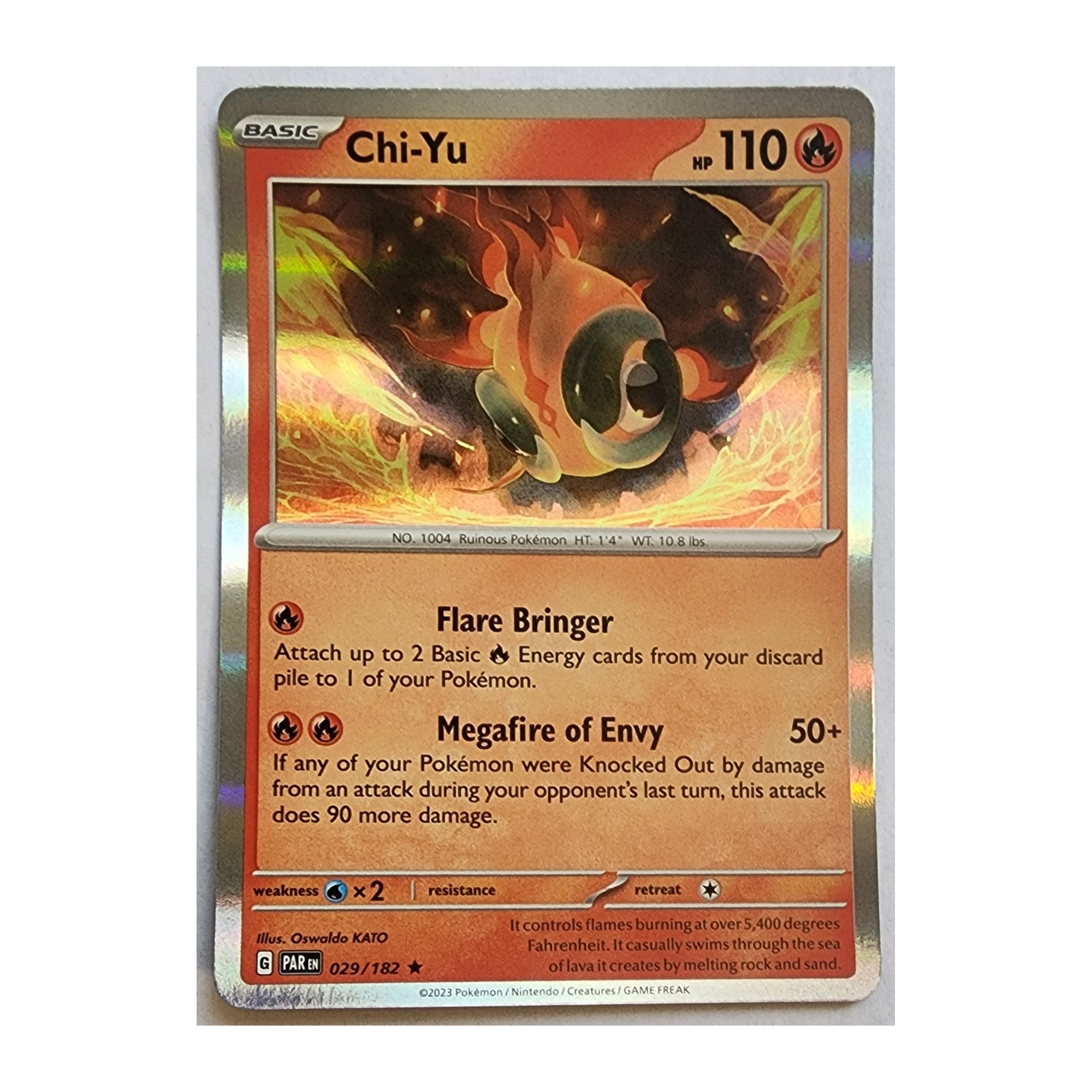 Chi-Yu Rare SV04: Paradox Rift 029/182 NM Holo