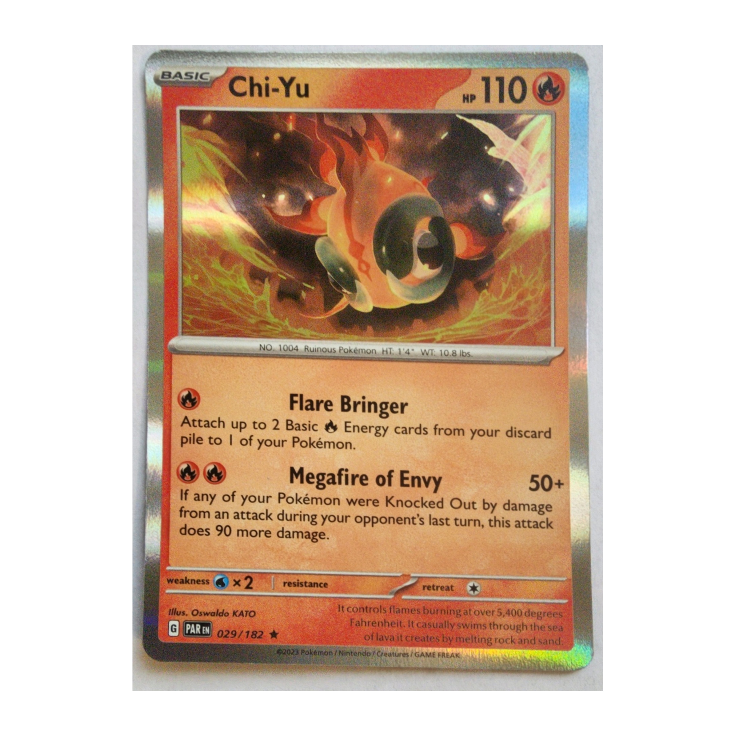Chi-Yu Rare SV04: Paradox Rift 029/182 NM Holo