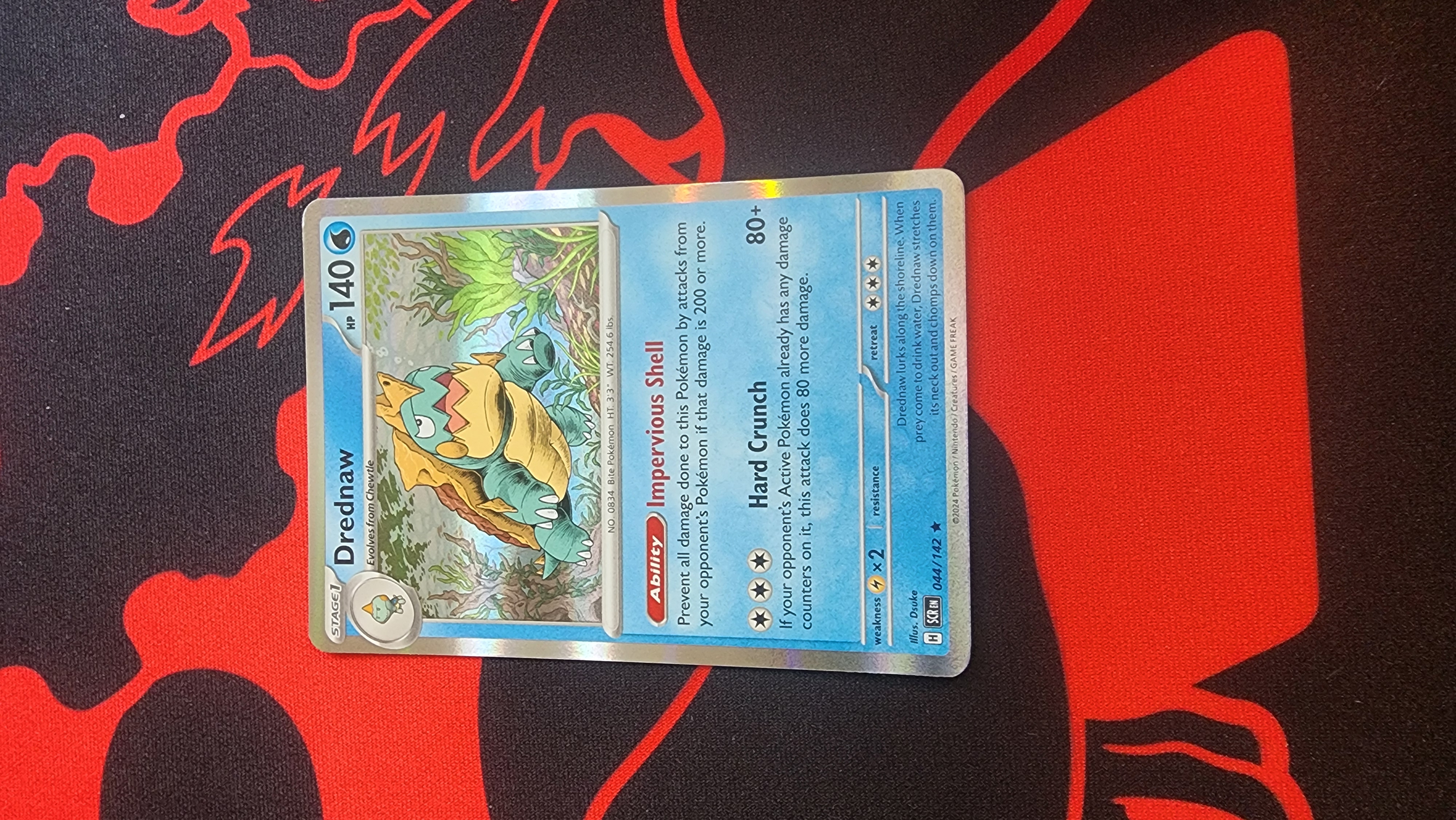 Drednaw Rare SV07: Stellar Crown 044/142 NM Holo