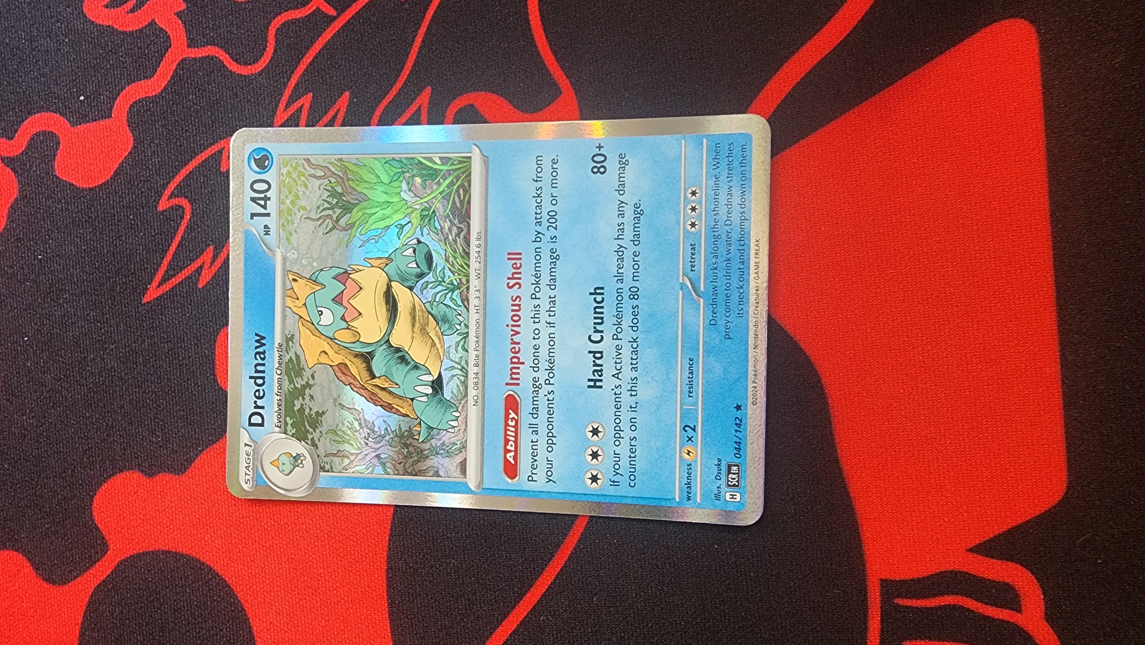 Drednaw Rare SV07: Stellar Crown 044/142 NM Holo
