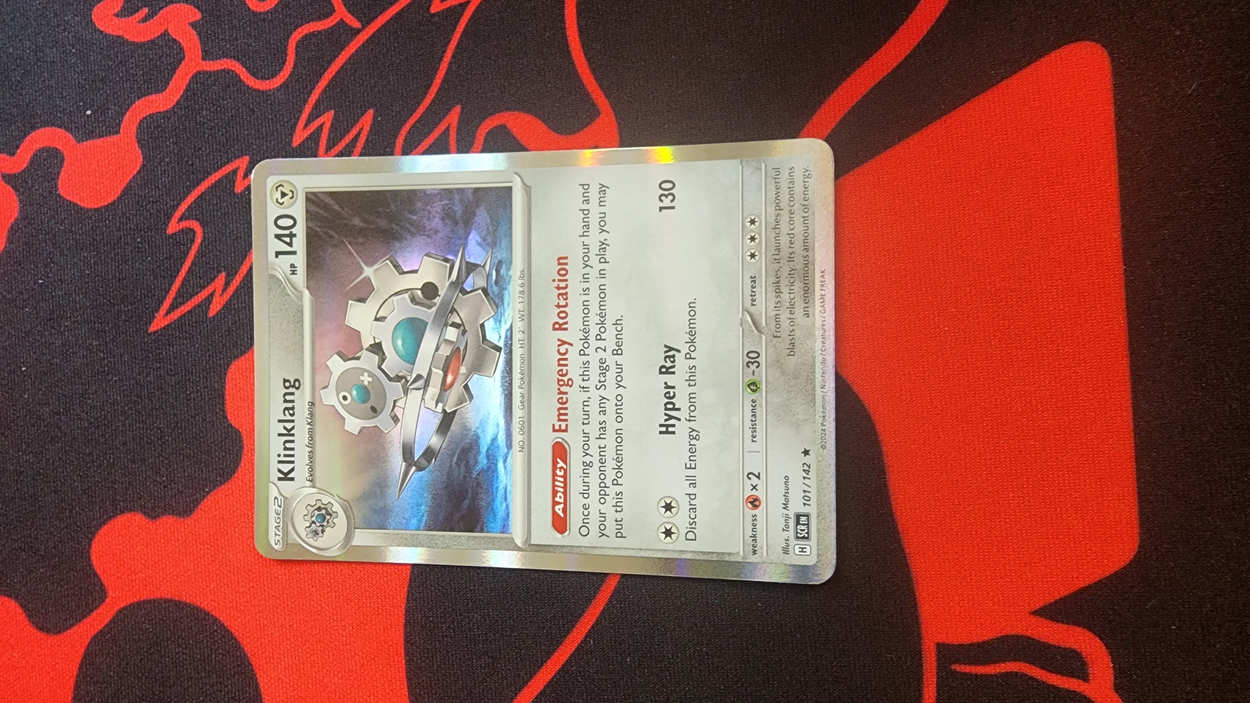 Klinklang Rare SV07: Stellar Crown 101/142 NM Holo
