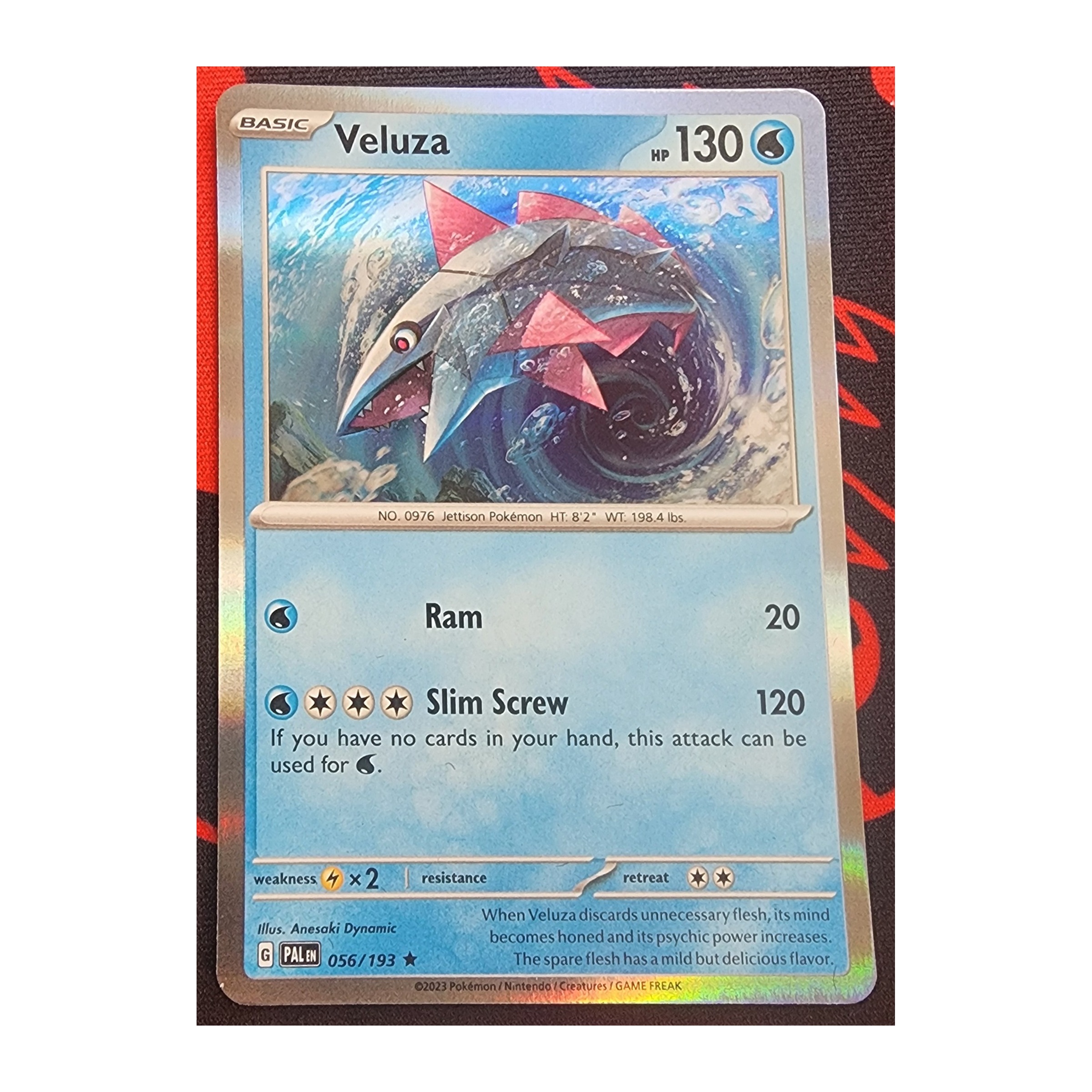 Veluza Rare SV02: Paldea Evolved 056/193 NM Holo