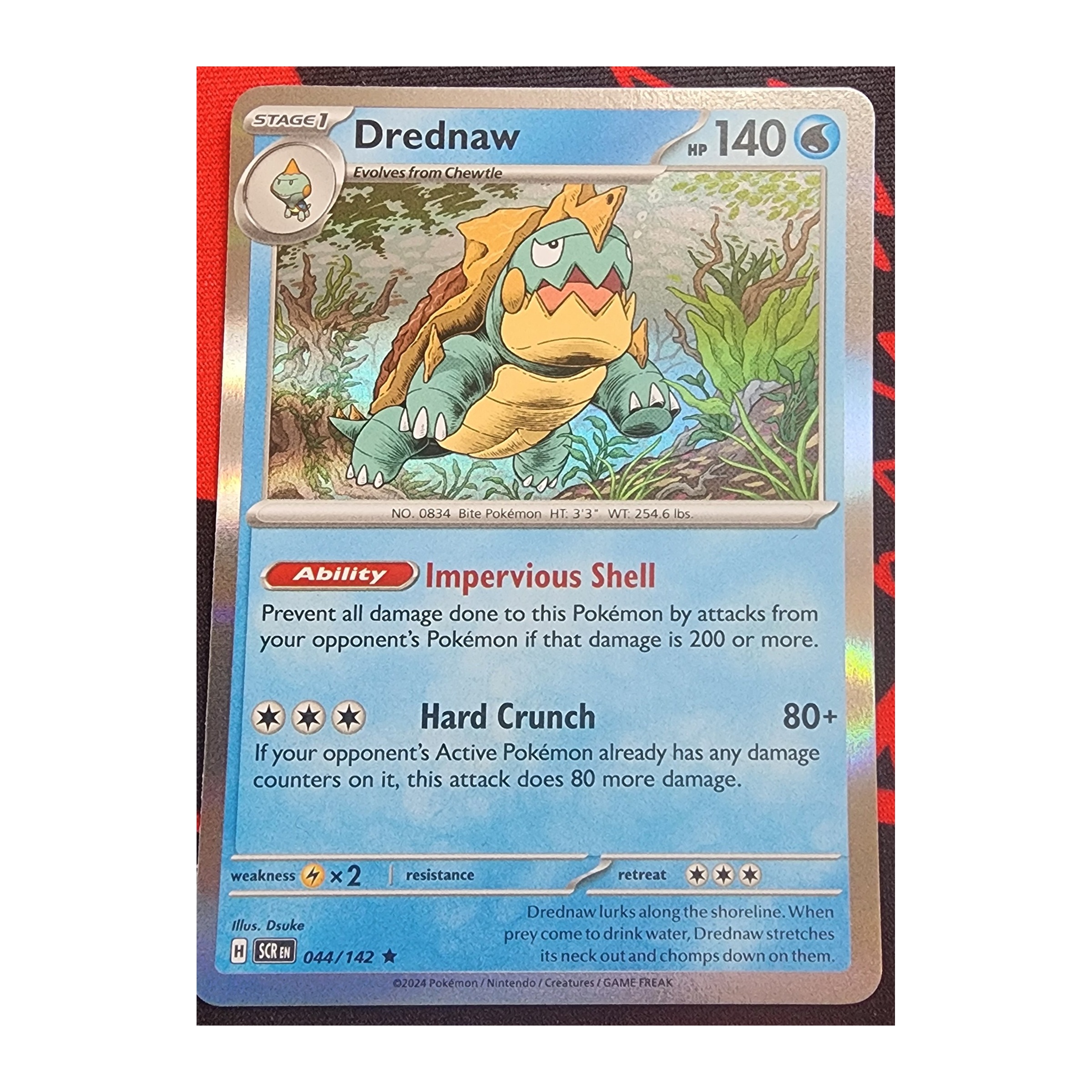 Drednaw Rare SV07: Stellar Crown 044/142 NM Holo