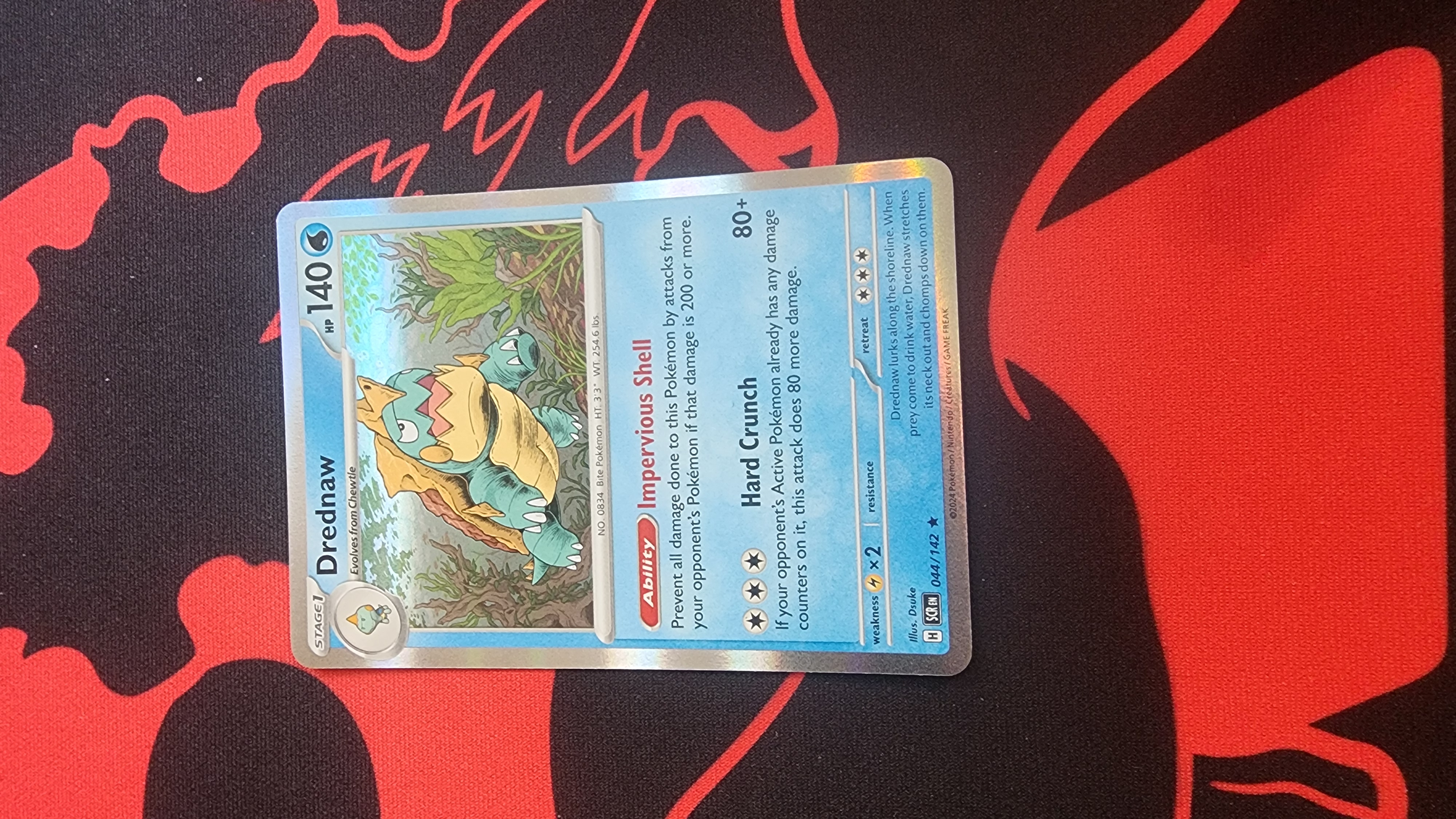 Drednaw Rare SV07: Stellar Crown 044/142 NM Holo