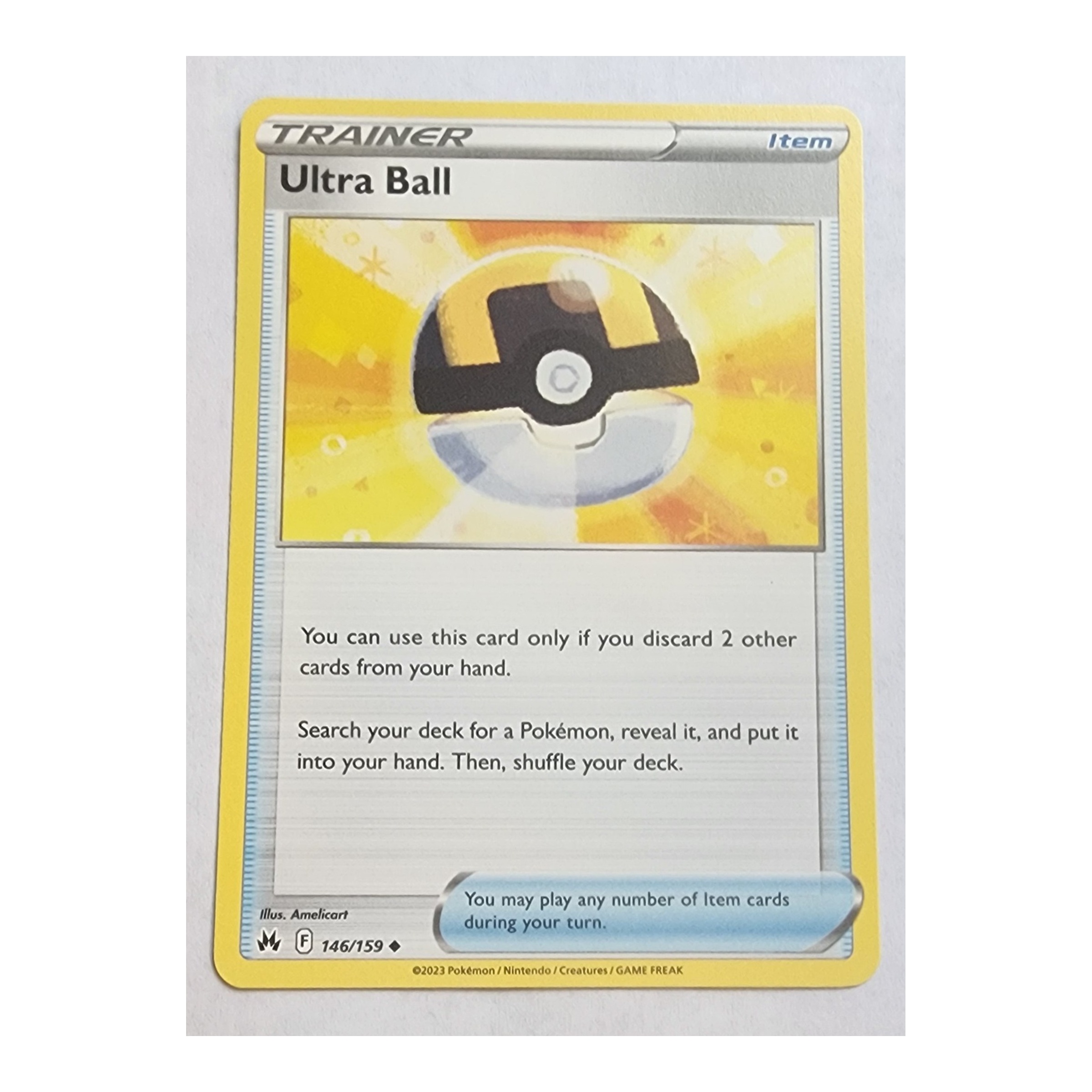Ultra Ball Uncommon SWSH12.5: Crown Zenith 146/159 NM