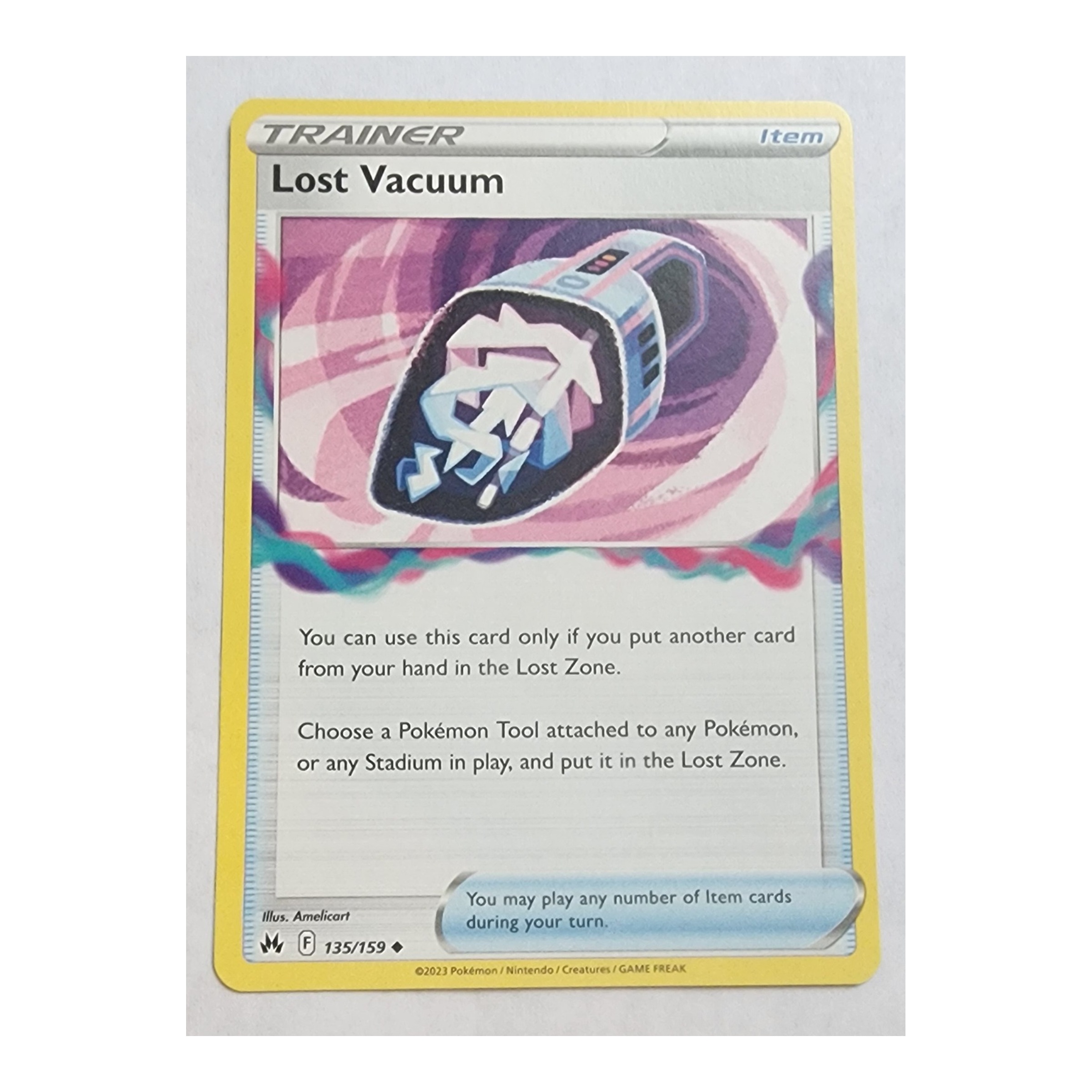 Lost Vacuum Uncommon SWSH12.5: Crown Zenith 135/159 NM
