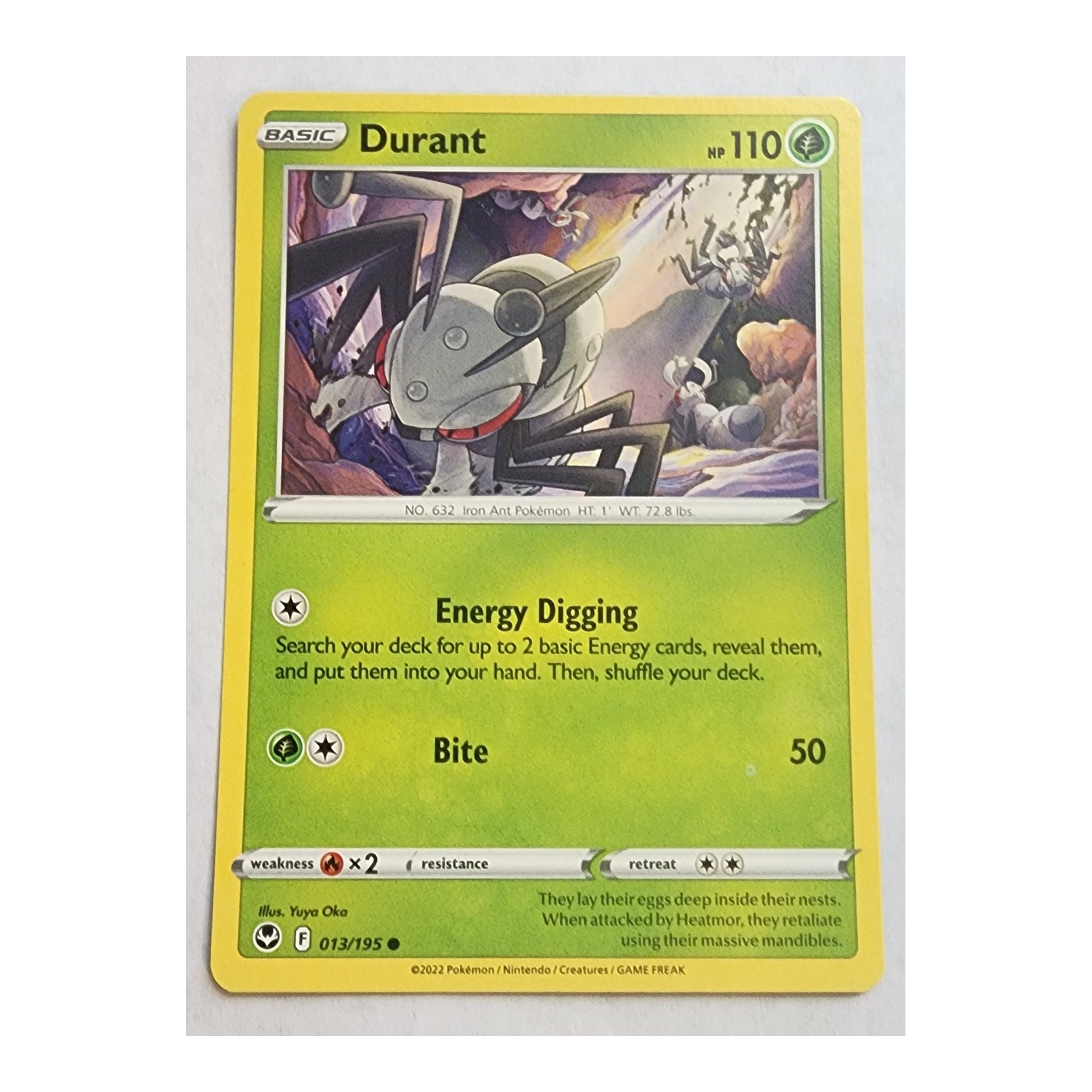 Durant Common SWSH12: Silver Tempest 013/195 NM