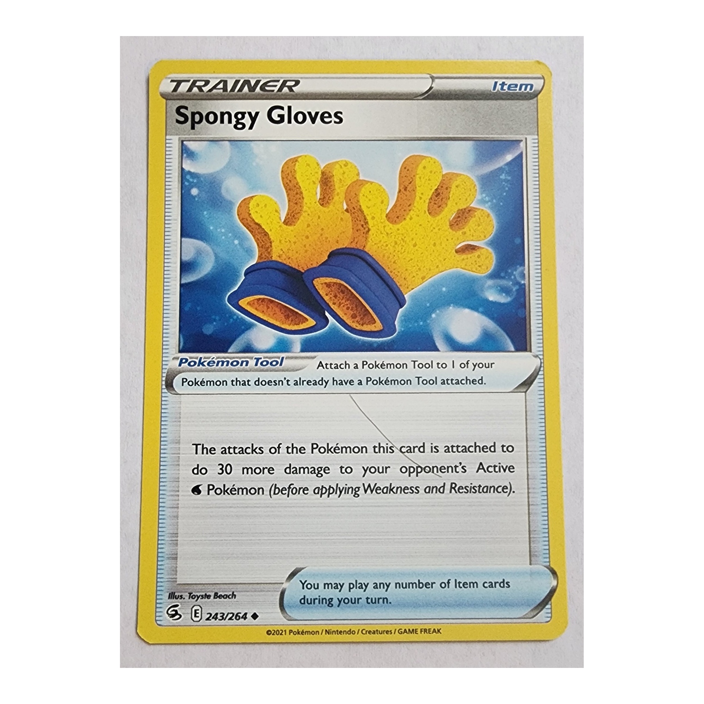Spongy Gloves Uncommon SWSH8: Fusion Strike 243/264 NM