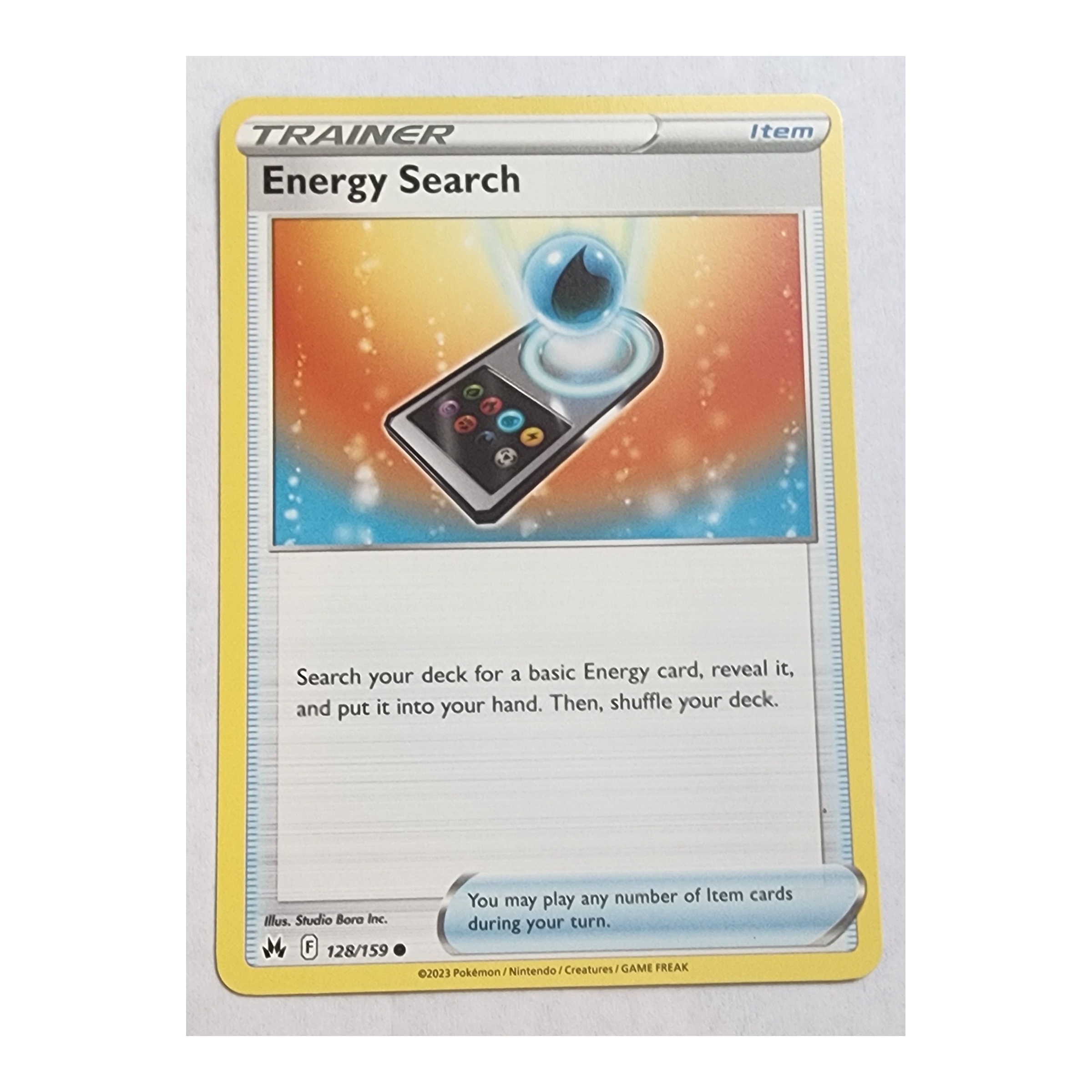 Energy Search Common SWSH12.5: Crown Zenith 128/159 NM