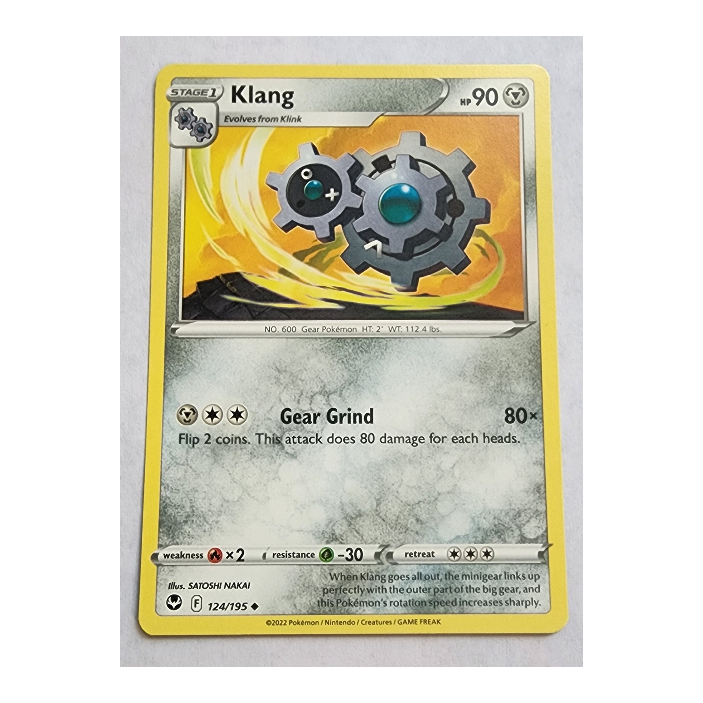 Klang Uncommon SWSH12: Silver Tempest 124/195 NM