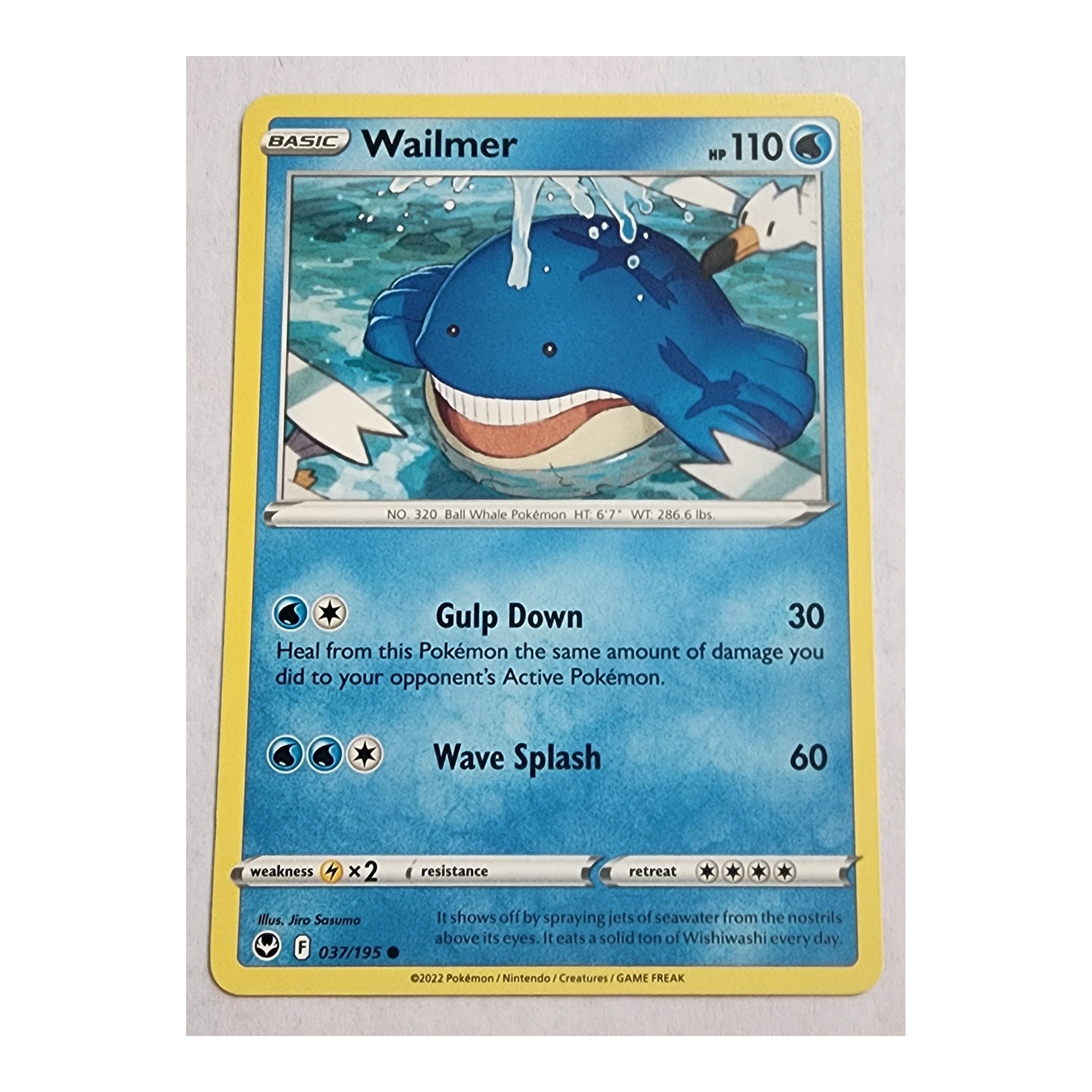 Wailmer Common SWSH12: Silver Tempest 037/195 NM