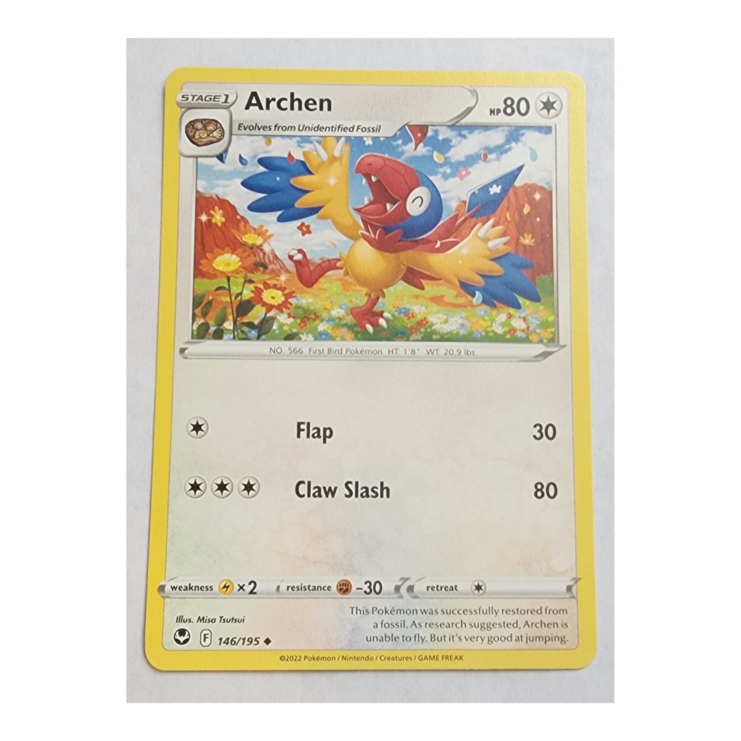 Archen Uncommon SWSH12: Silver Tempest 146/195 NM