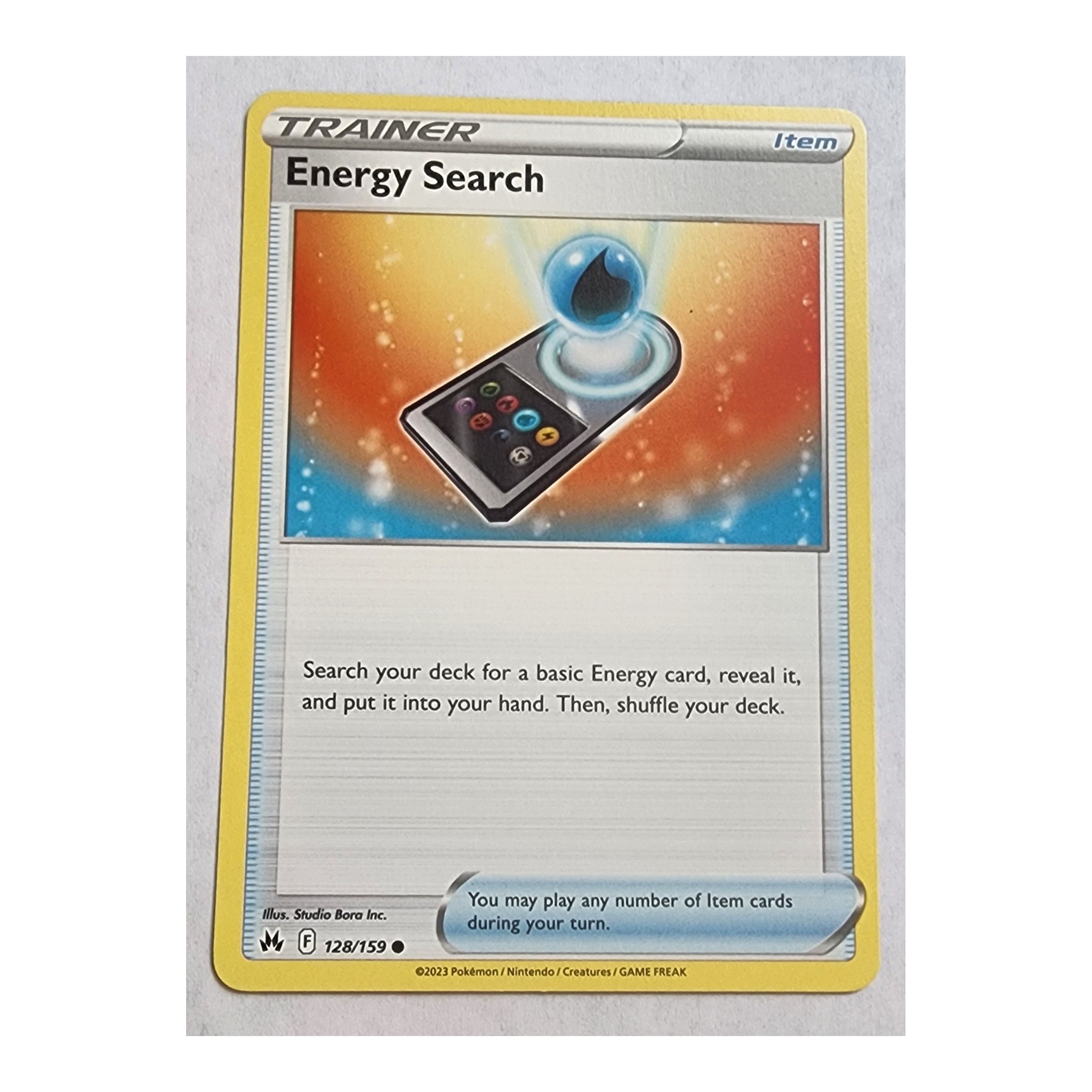 Energy Search Common SWSH12.5: Crown Zenith 128/159 NM