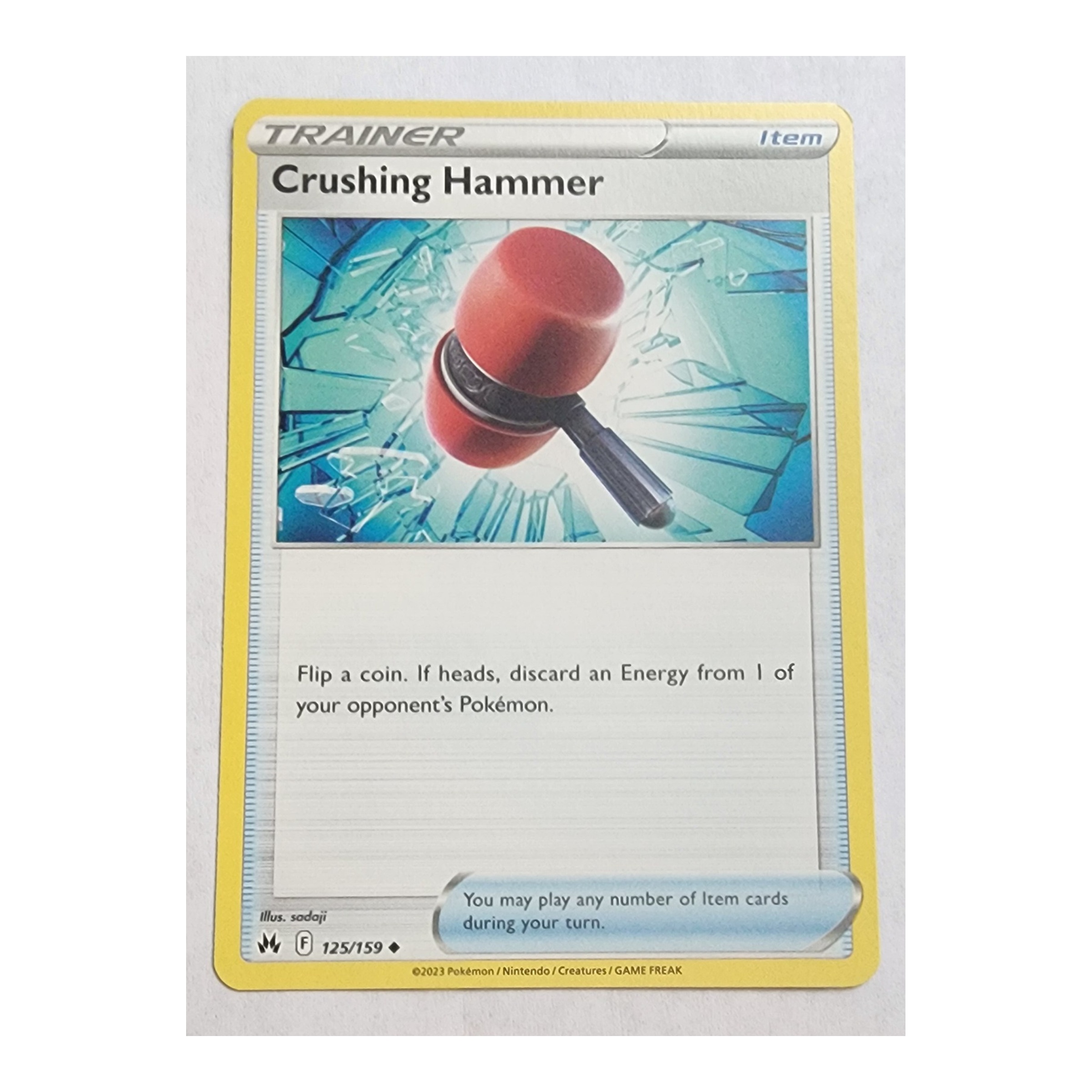 Crushing Hammer Uncommon SWSH12.5: Crown Zenith 125/159 NM