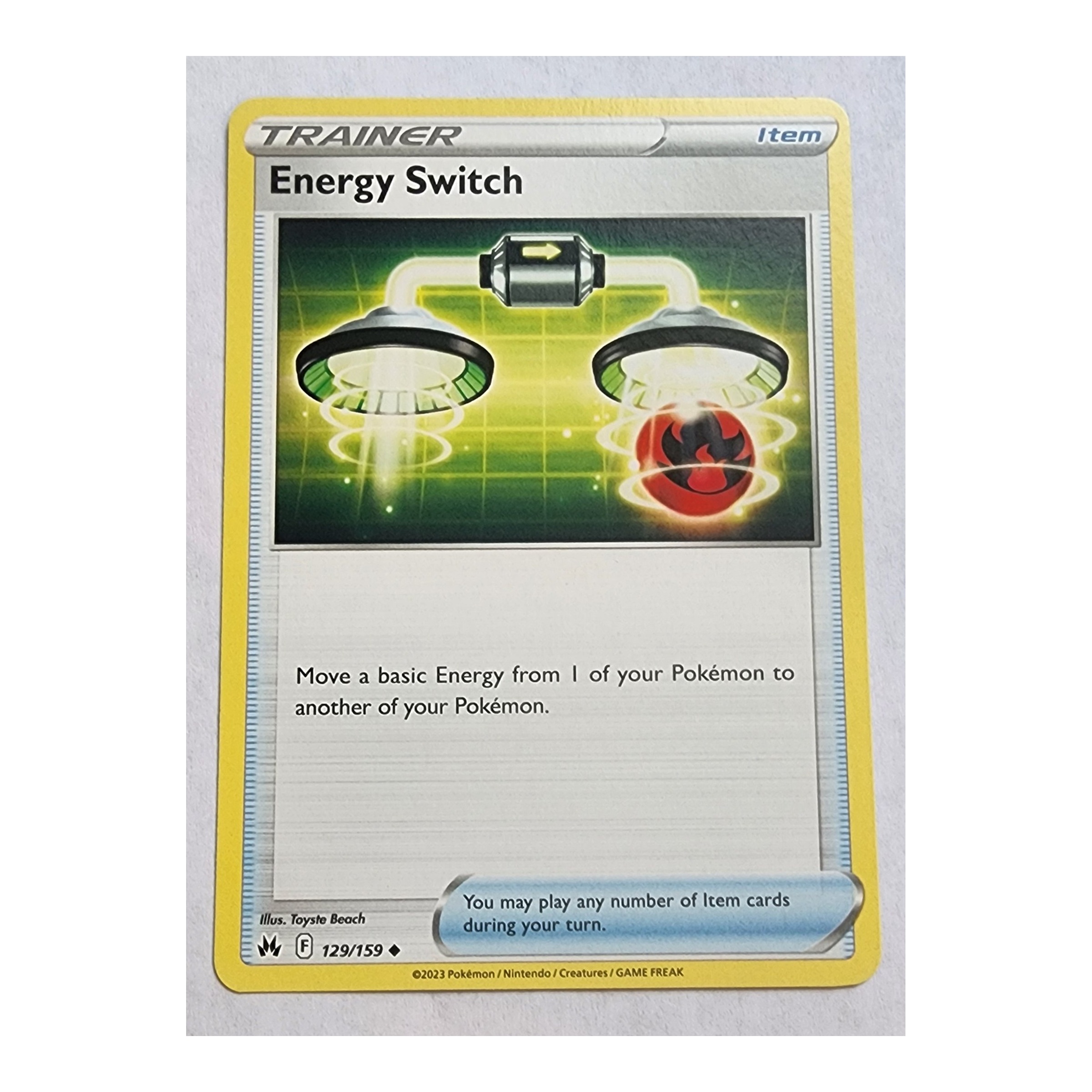 Energy Switch Uncommon SWSH12.5: Crown Zenith 129/159 NM