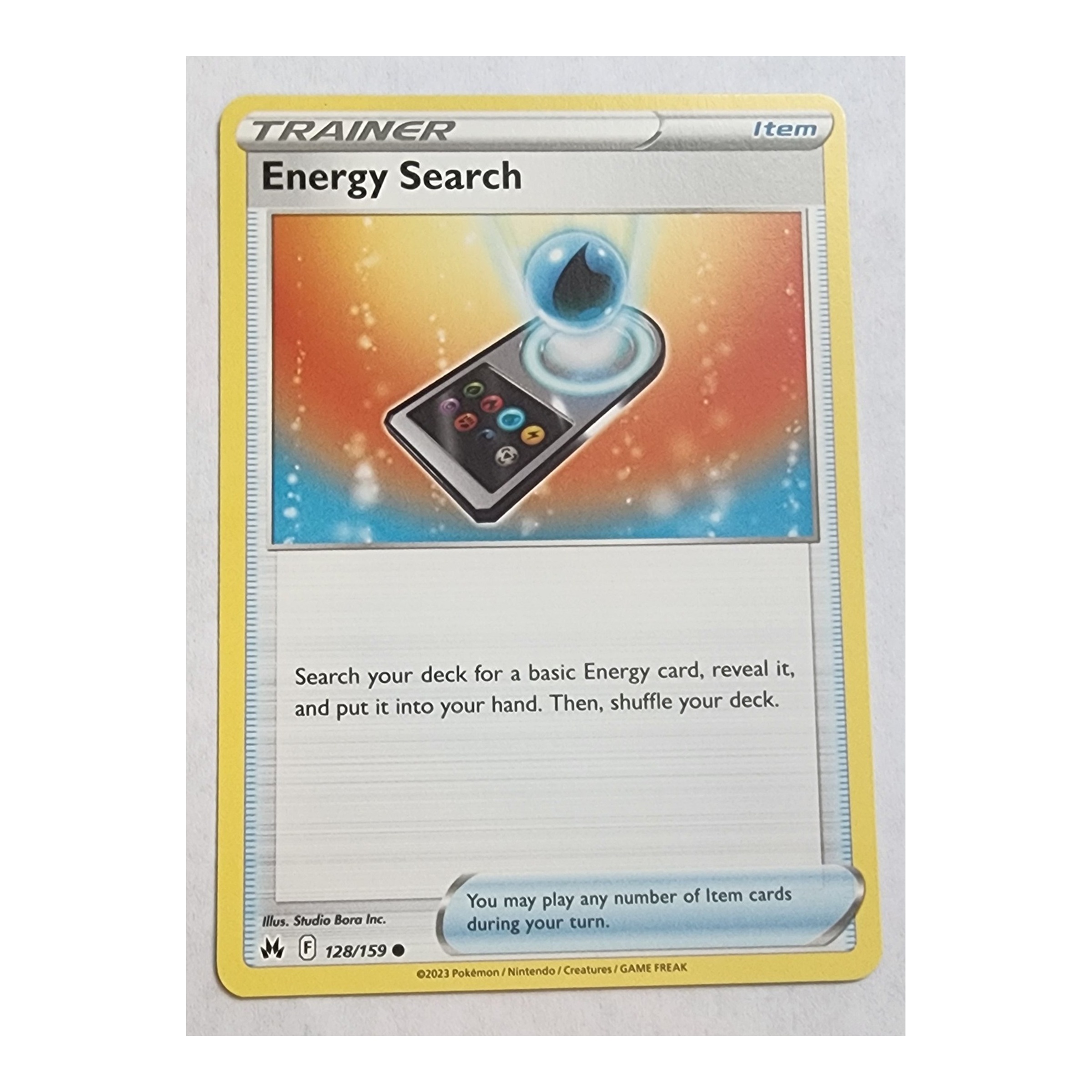Energy Search Common SWSH12.5: Crown Zenith 128/159 NM