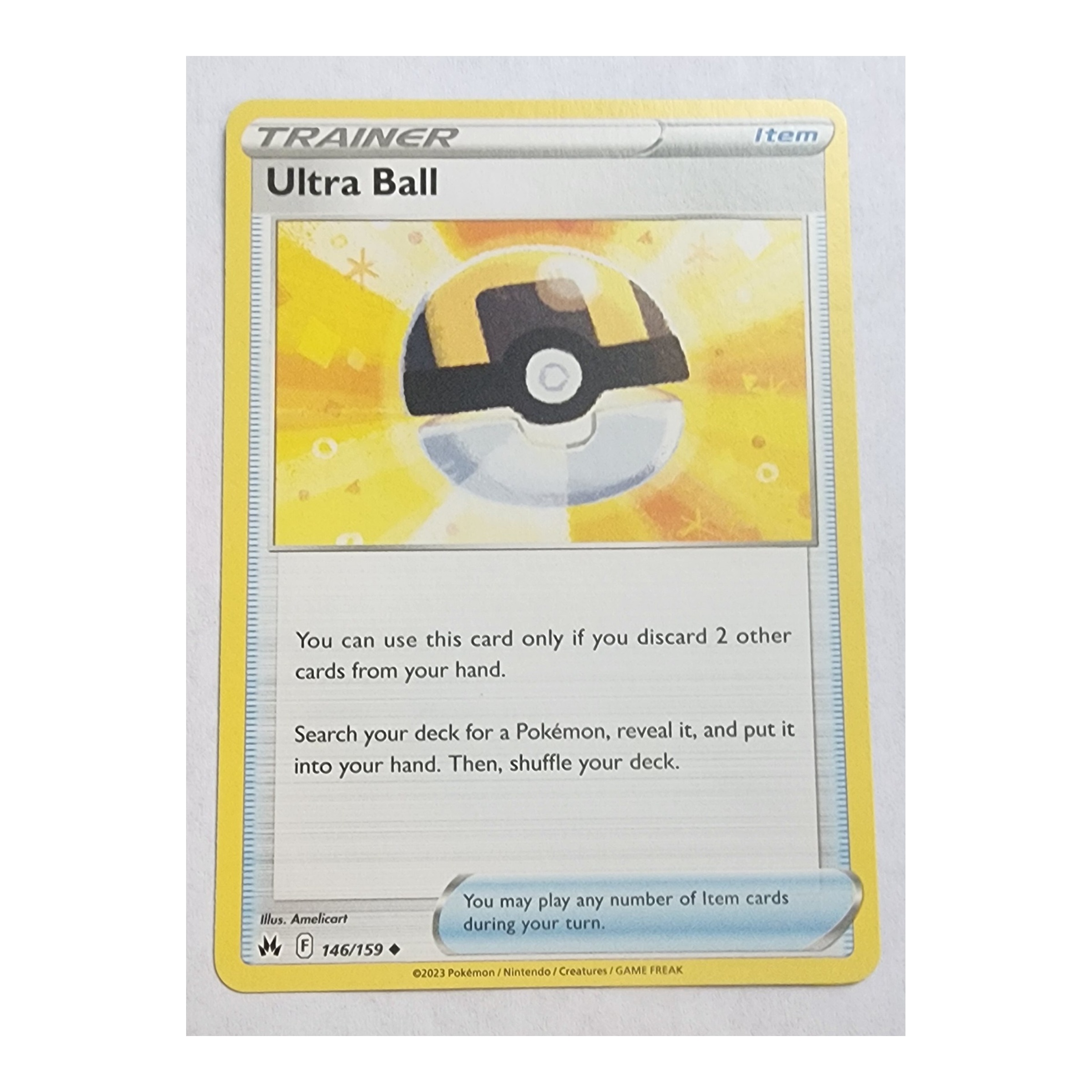 Ultra Ball Uncommon SWSH12.5: Crown Zenith 146/159 NM