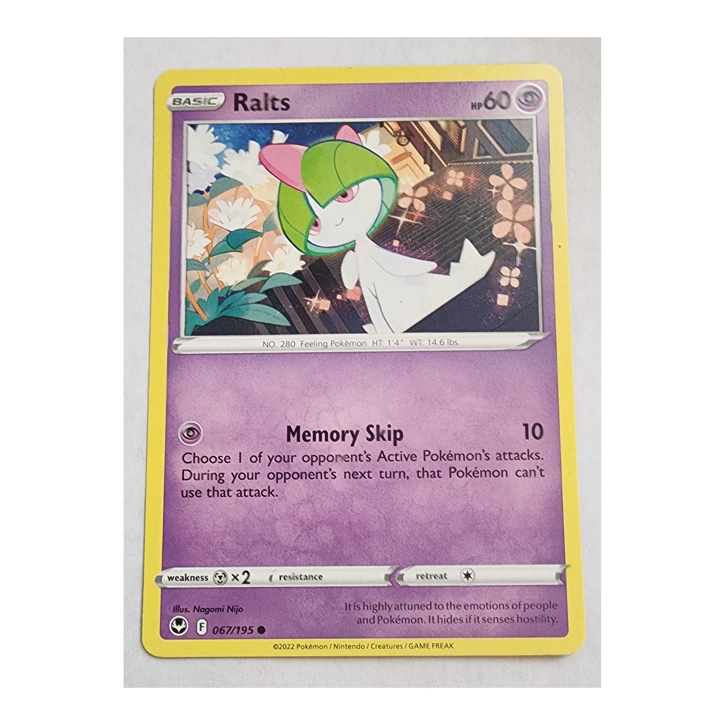 Ralts Common SWSH12: Silver Tempest 067/195 NM