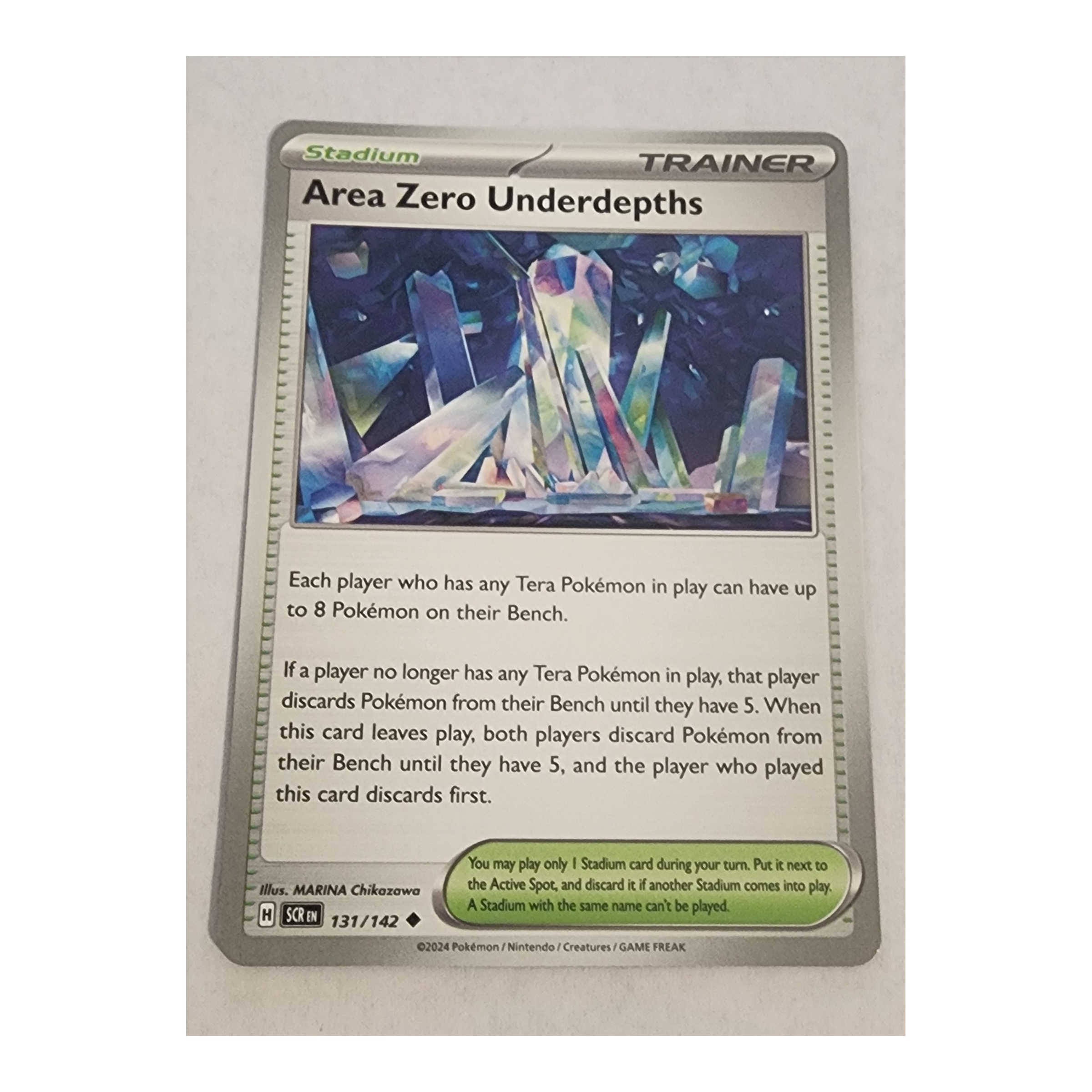 Area Zero Underdepths Uncommon SV07: Stellar Crown 131/142 NM