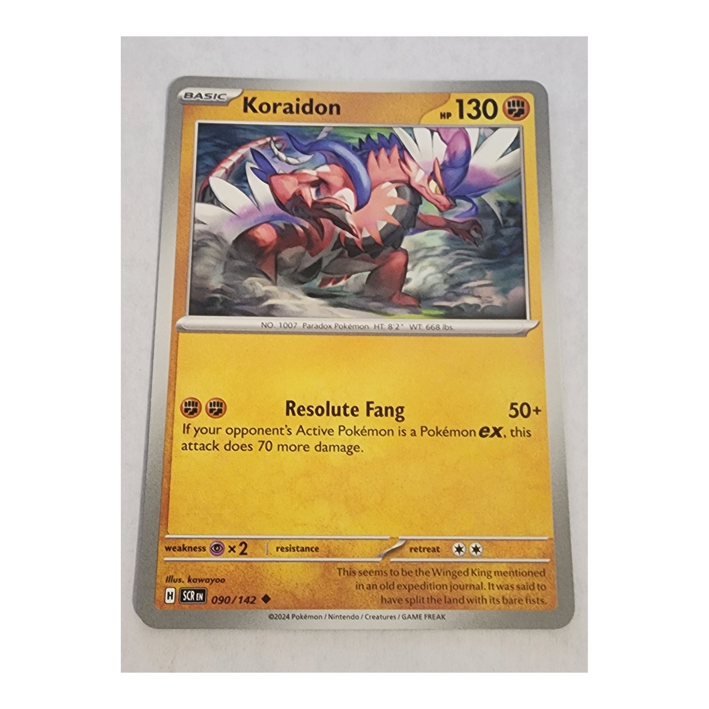 Koraidon Uncommon SV07: Stellar Crown 090/142 NM