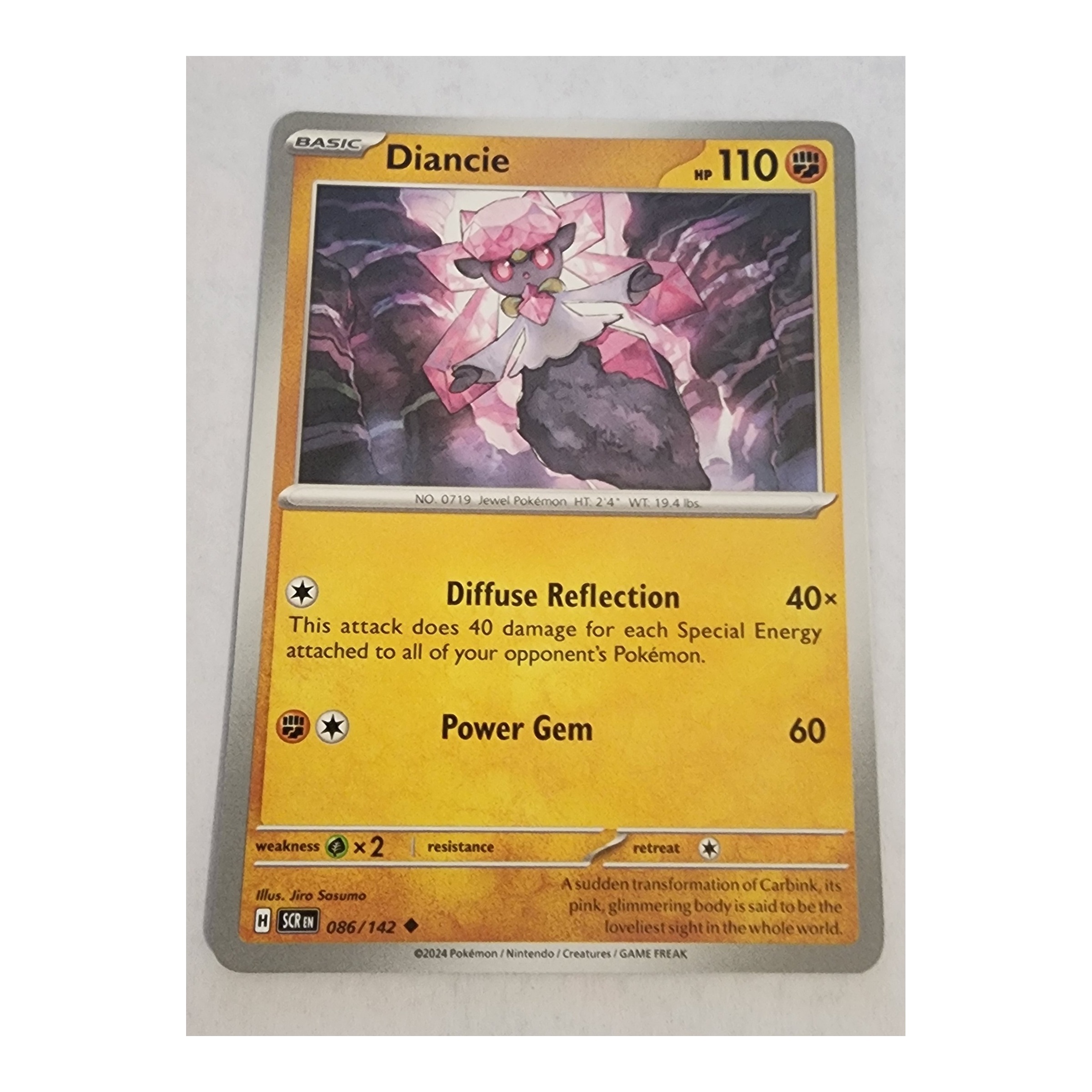 Diancie Uncommon SV07: Stellar Crown 086/142 NM
