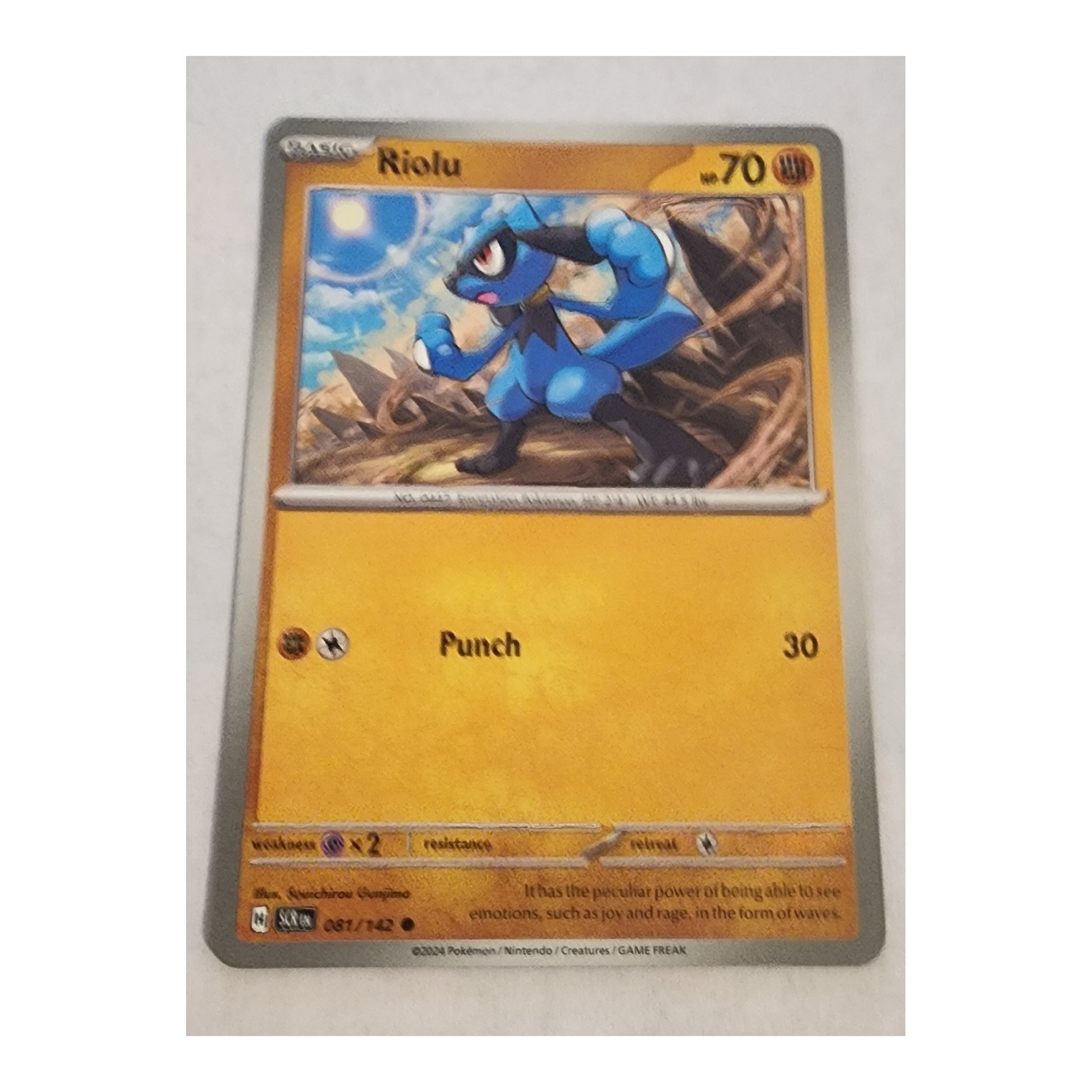Riolu Common SV07: Stellar Crown 081/142 NM