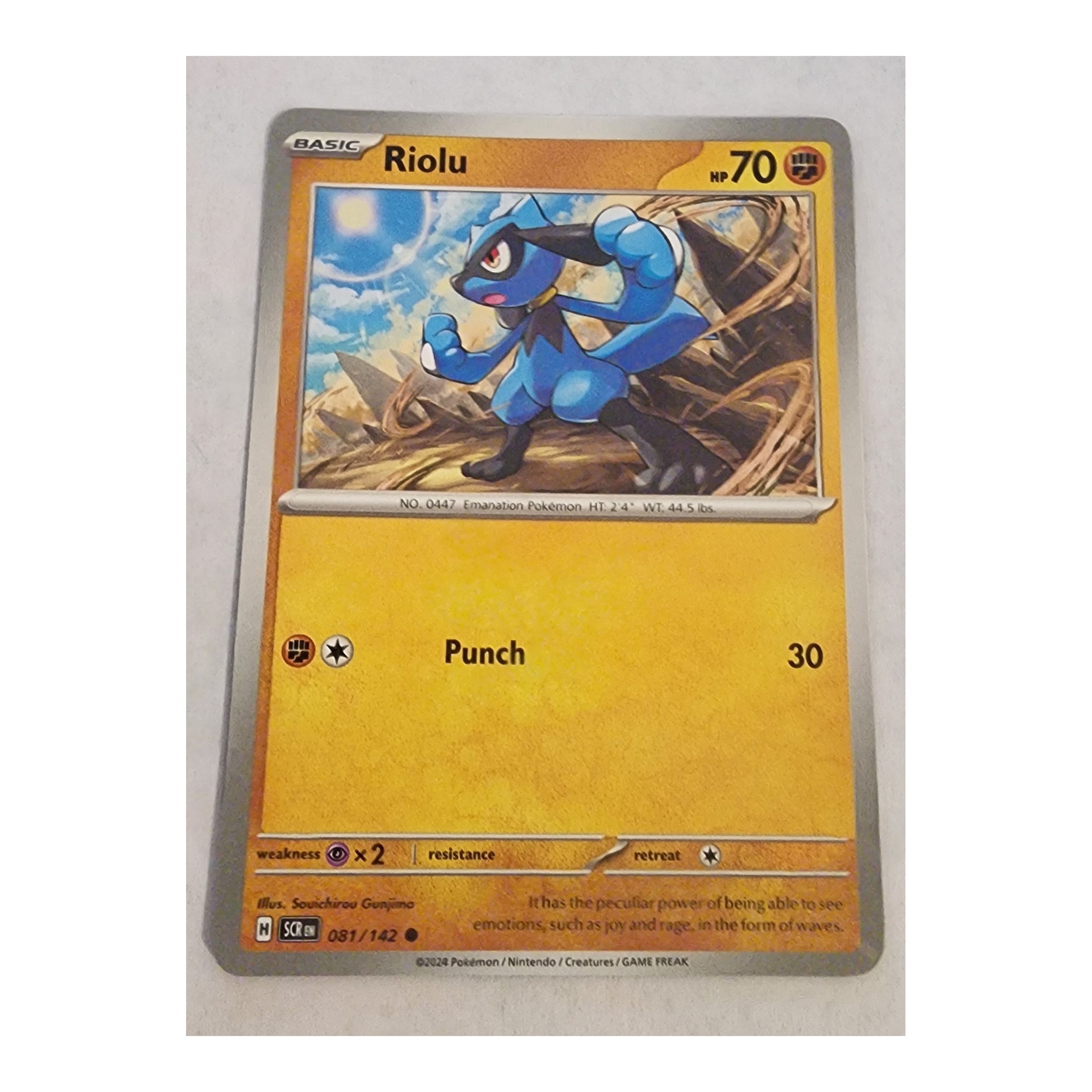 Riolu Common SV07: Stellar Crown 081/142 NM