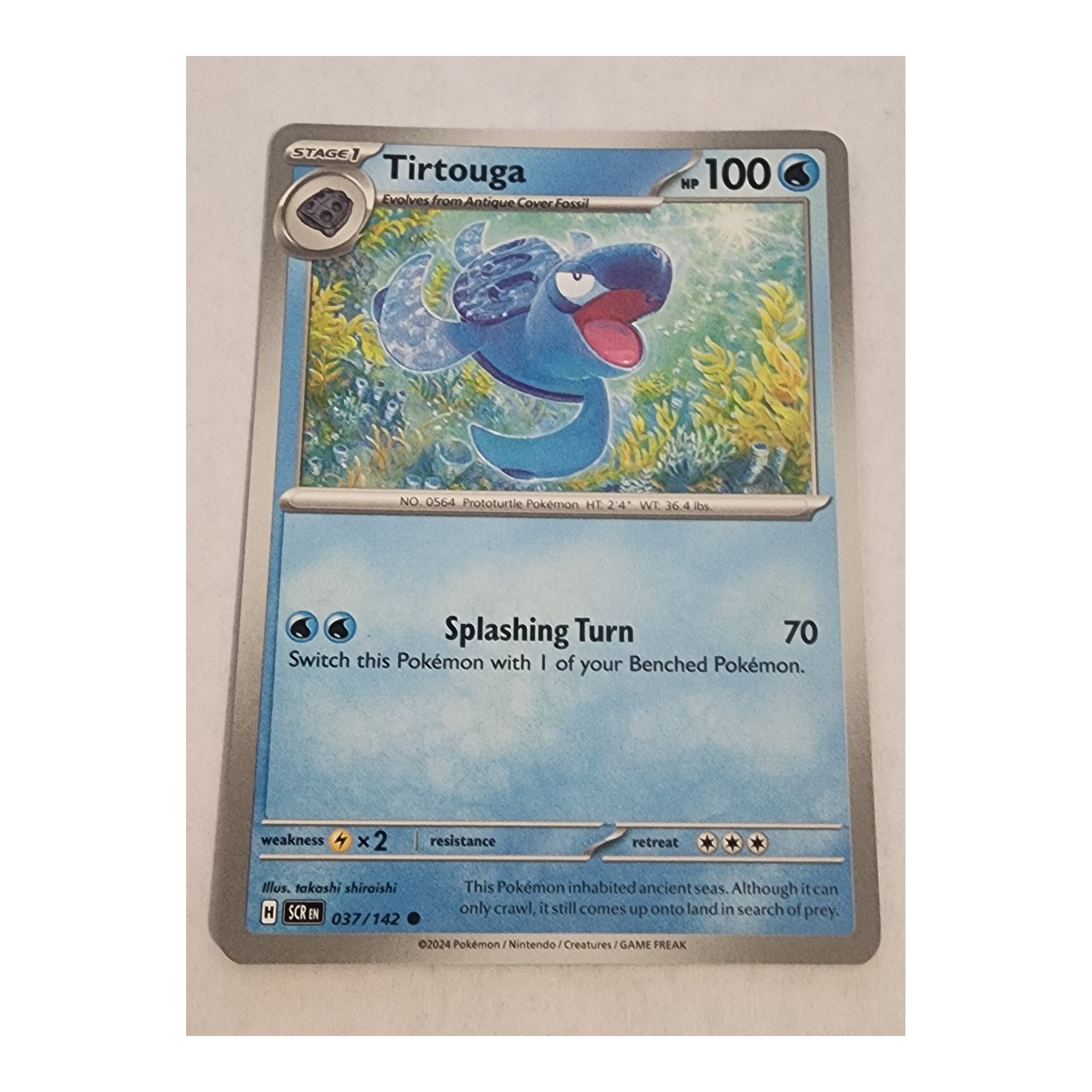 Tirtouga Common SV07: Stellar Crown 037/142 NM