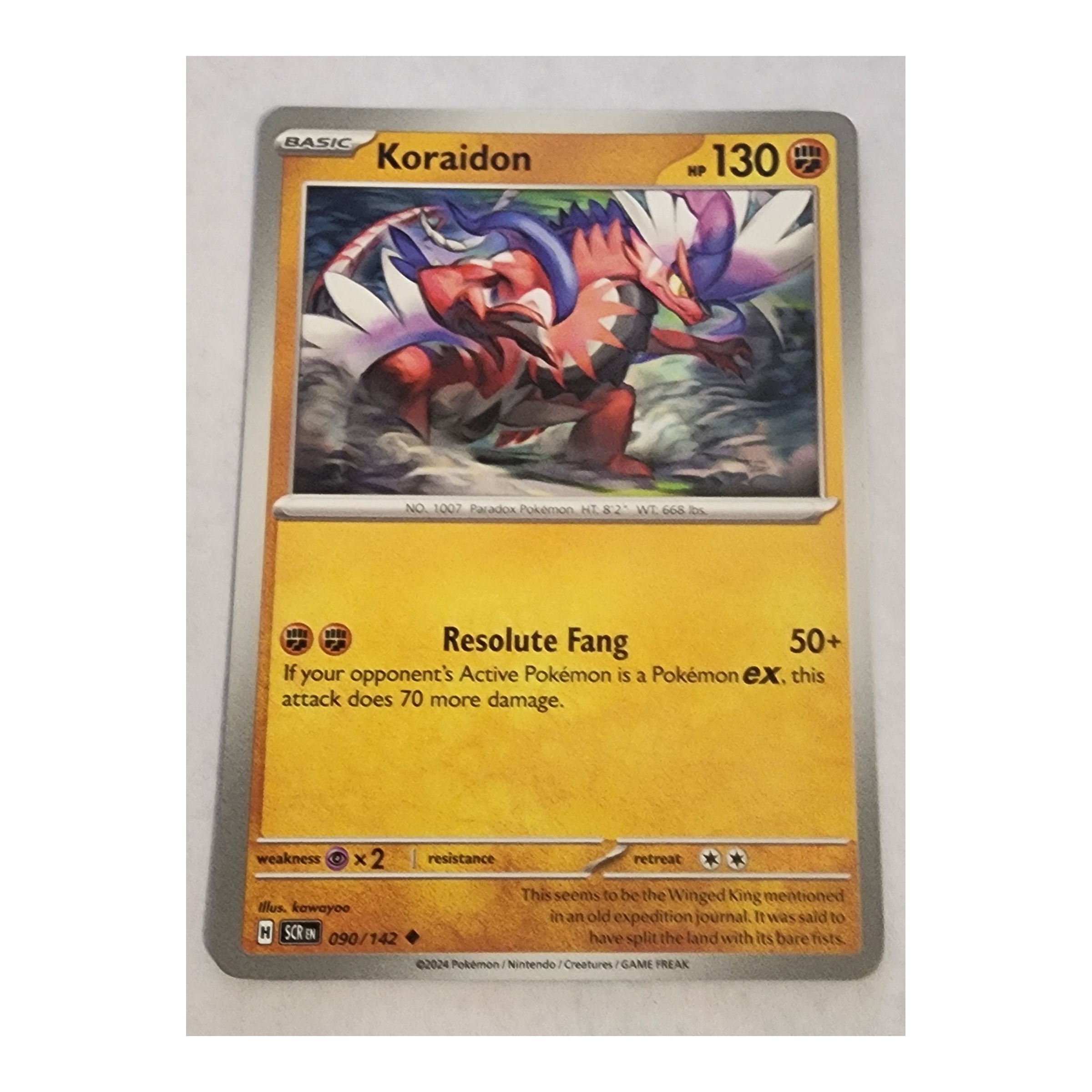 Koraidon Uncommon SV07: Stellar Crown 090/142 NM