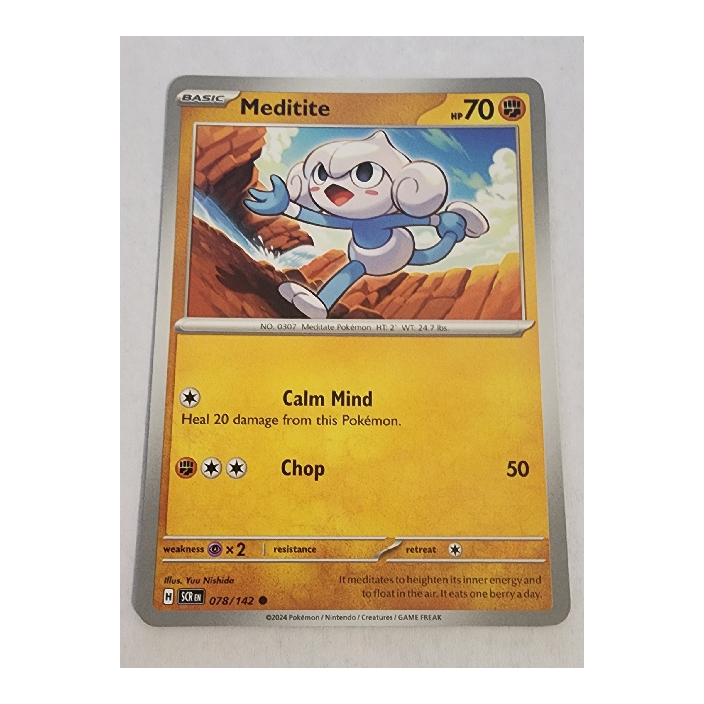Meditite Common SV07: Stellar Crown 078/142 NM