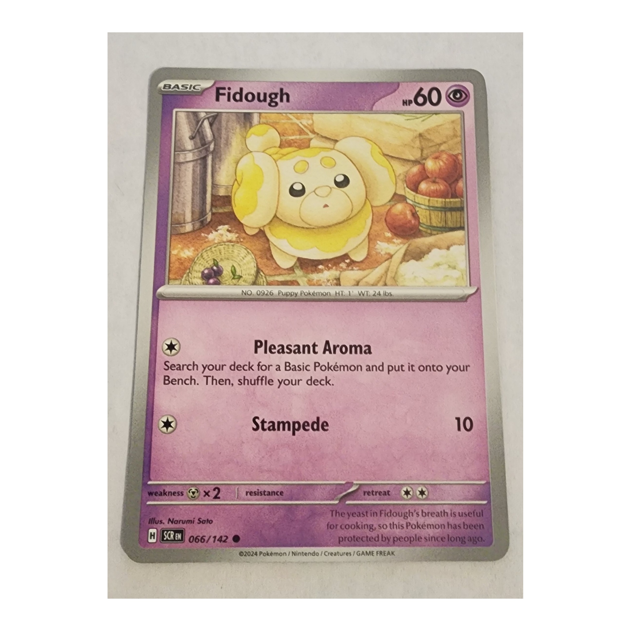 Fidough Common SV07: Stellar Crown 066/142 NM