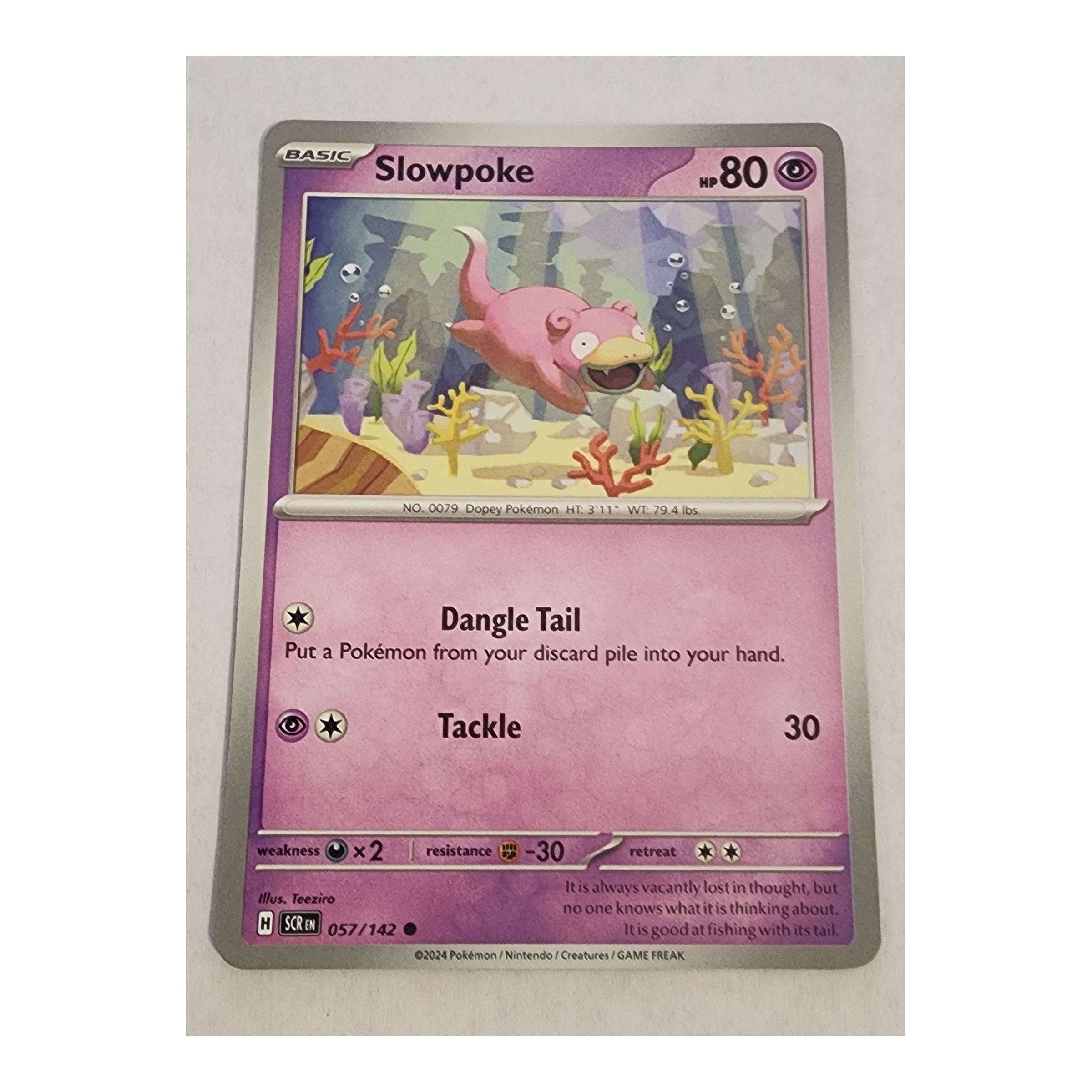 Slowpoke Common SV07: Stellar Crown 057/142 NM