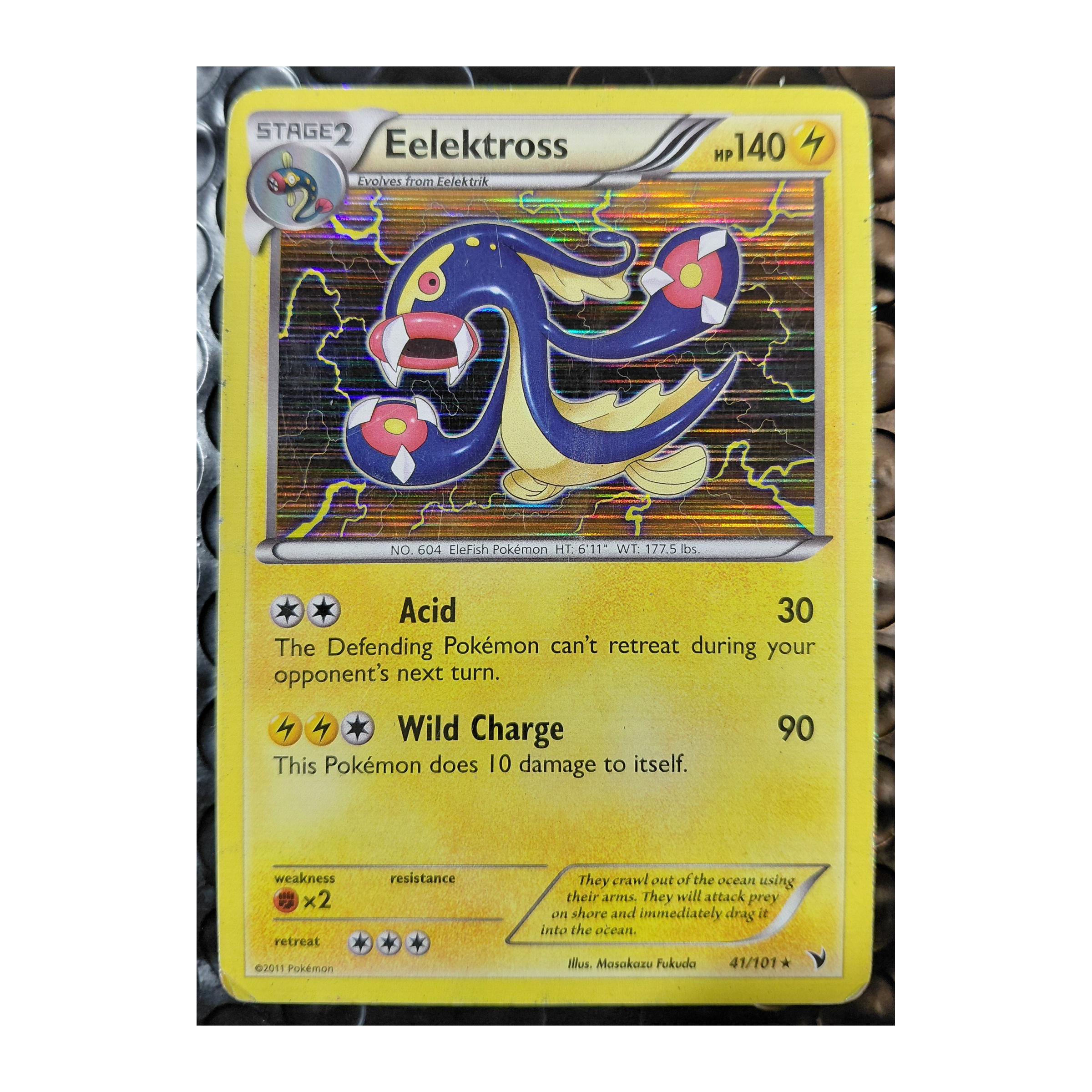 Eelektross Rare BW3: Noble Victories 41/101 MP Holo