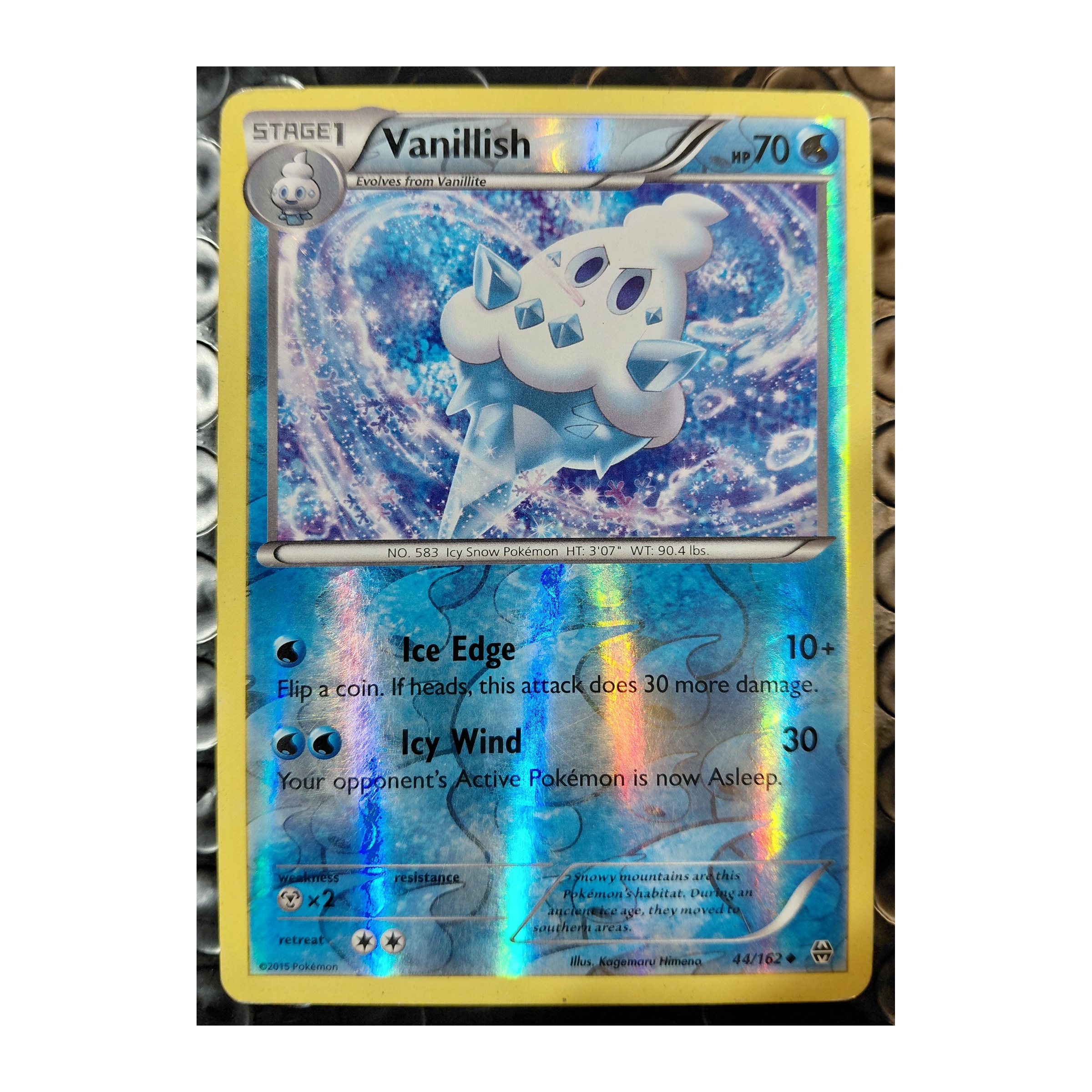Vanillish Uncommon XY8: BREAKthrough 44/162 MP Reverse Holo