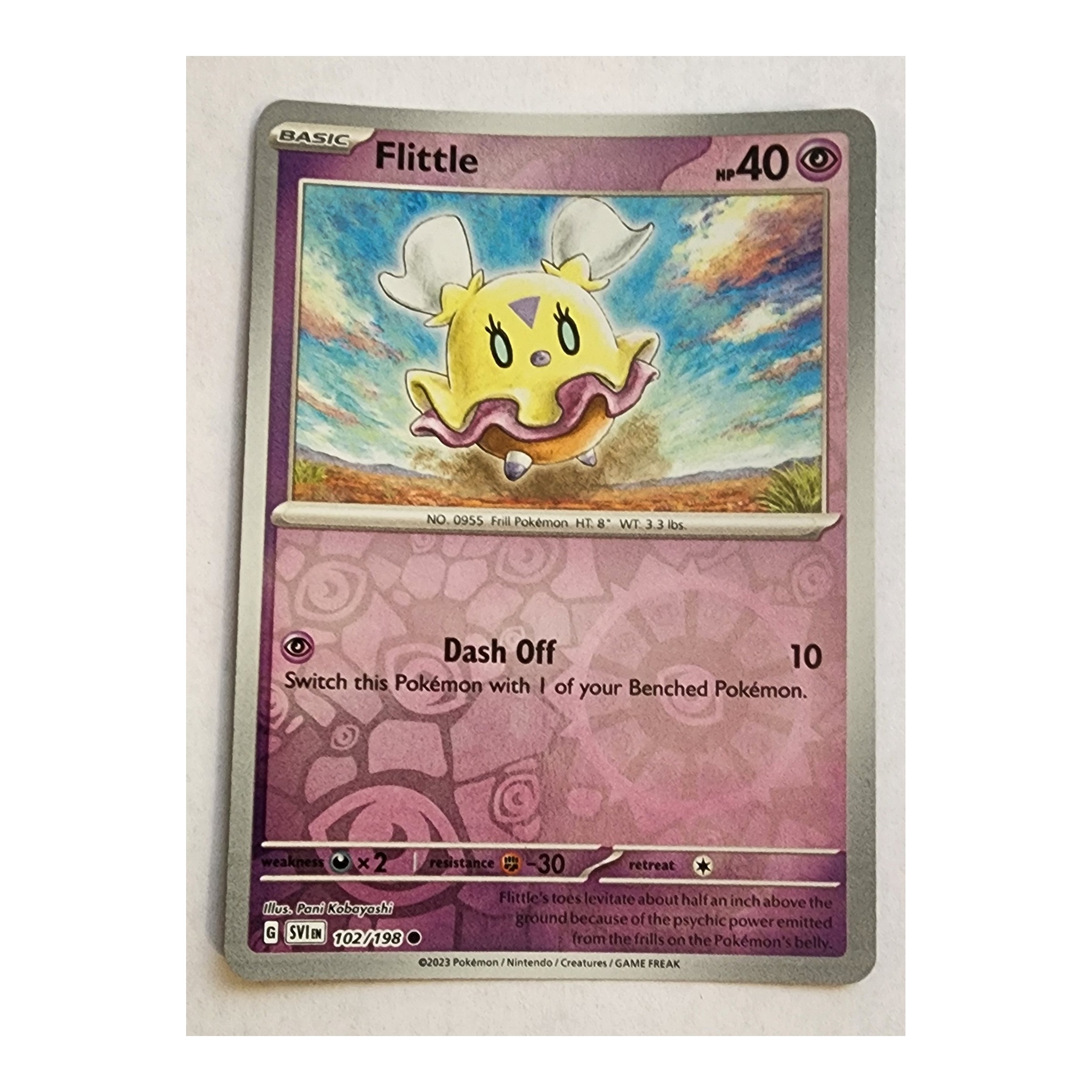 Flittle Common SV01: Scarlet & Violet 102/198 NM Reverse Holo