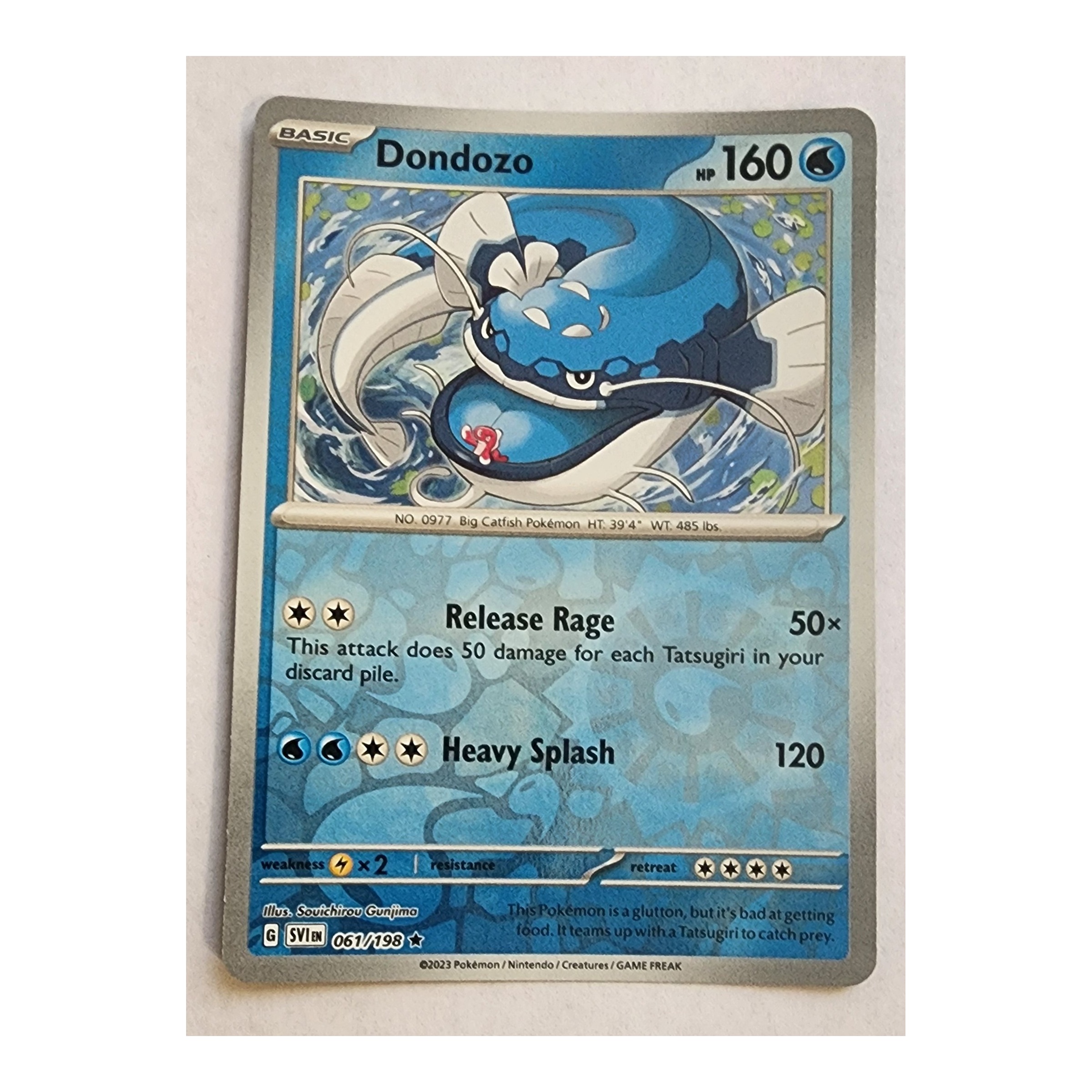Dondozo Rare SV01: Scarlet & Violet 061/198 NM Reverse Holo