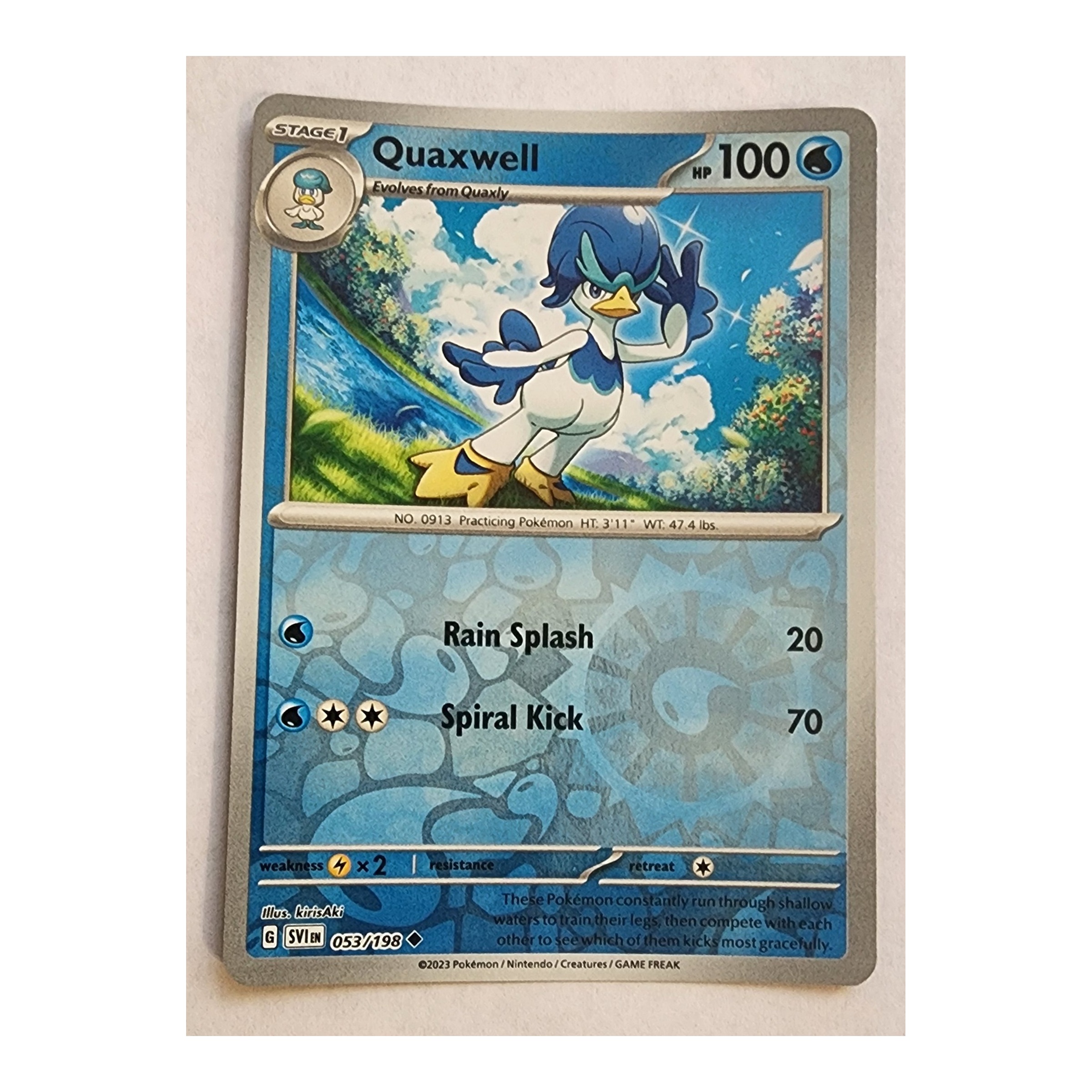 Quaxwell Uncommon SV01: Scarlet & Violet 053/198 NM Reverse Holo