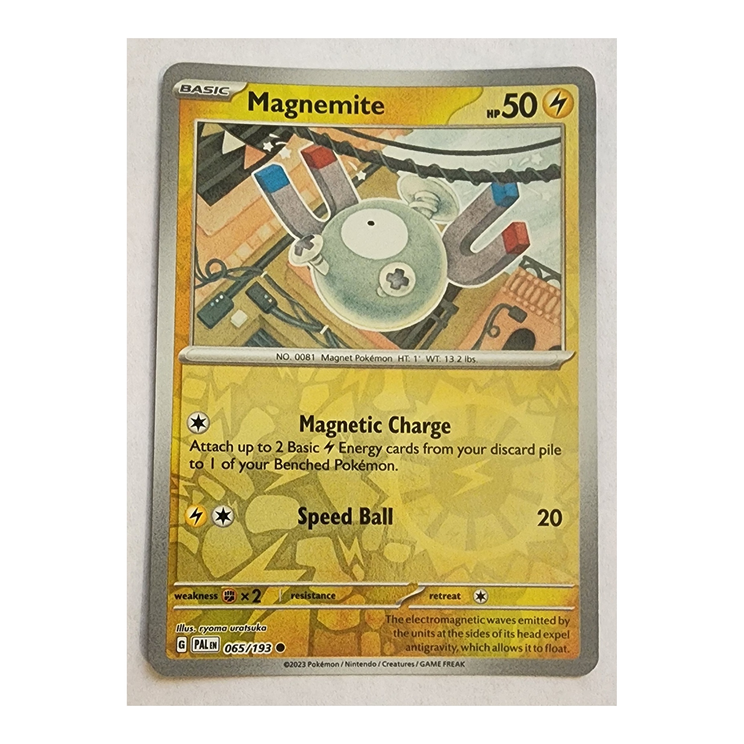Magnemite Common SV02: Paldea Evolved 065/193 NM Reverse Holo