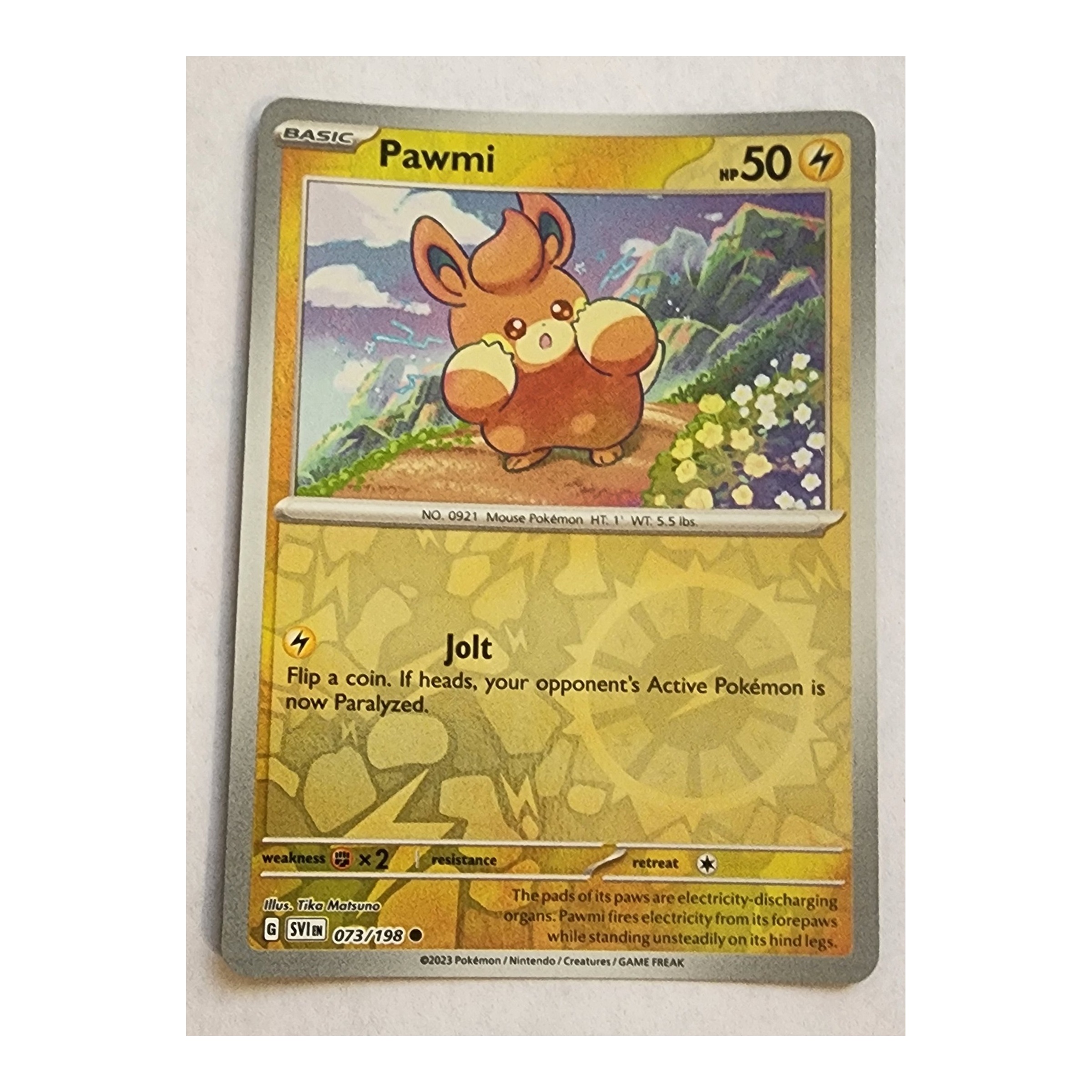 Pawmi Common SV01: Scarlet & Violet 073/198 NM Reverse Holo
