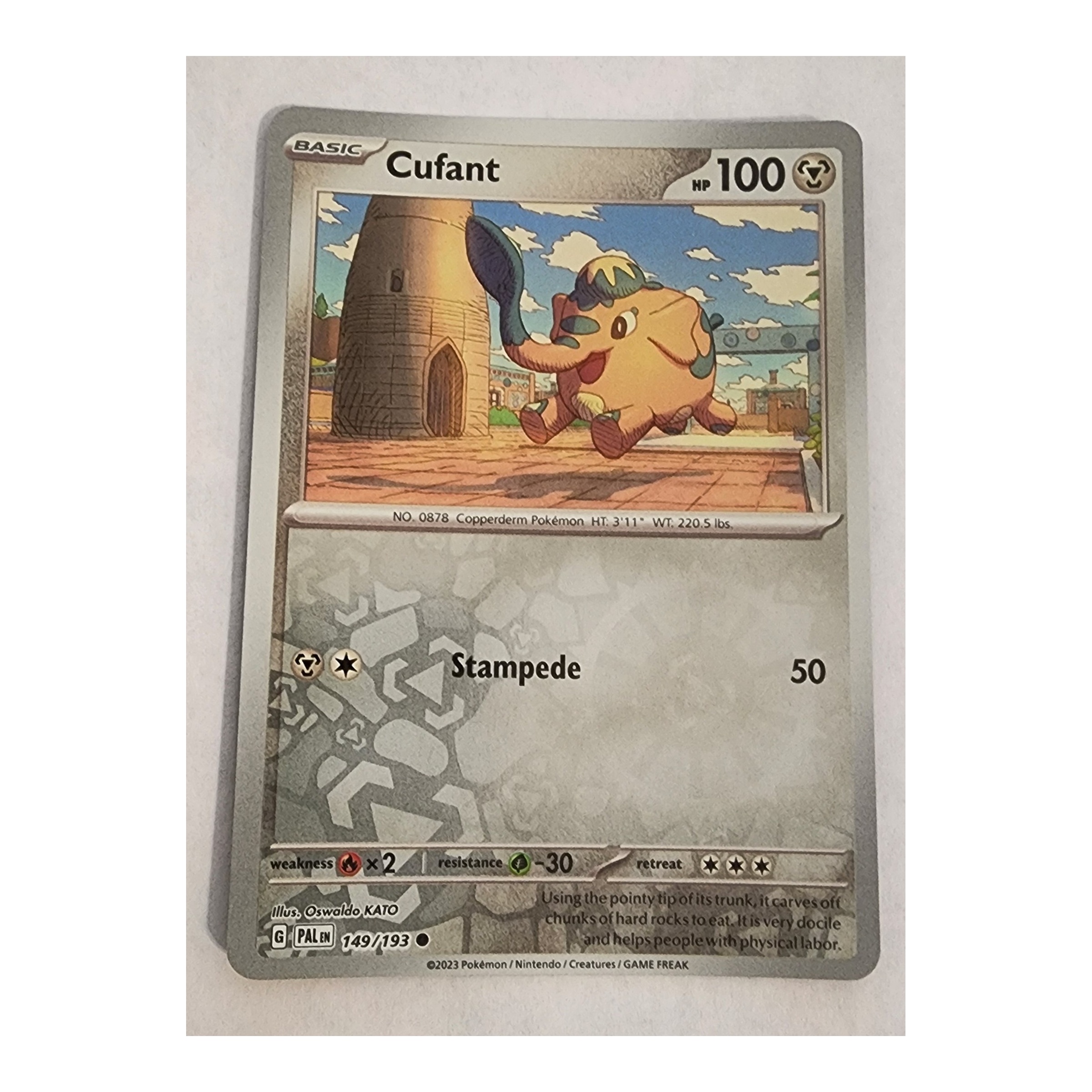 Cufant Common SV02: Paldea Evolved 149/193 NM Reverse Holo